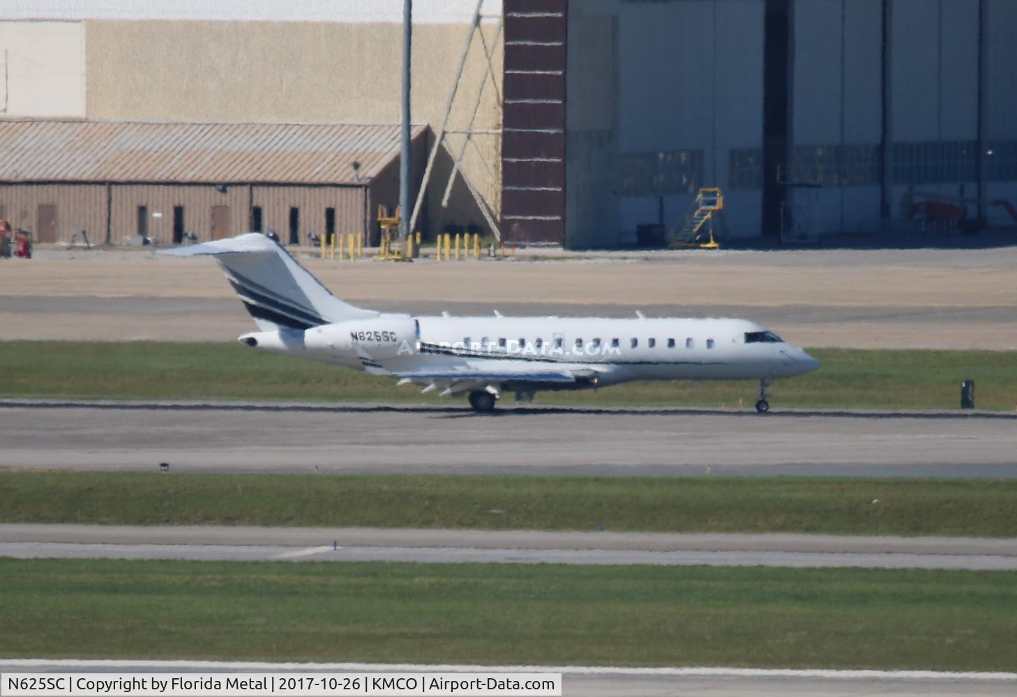 N625SC, 2002 Bombardier BD-700-1A10 Global Express C/N 9108, MCO 2017