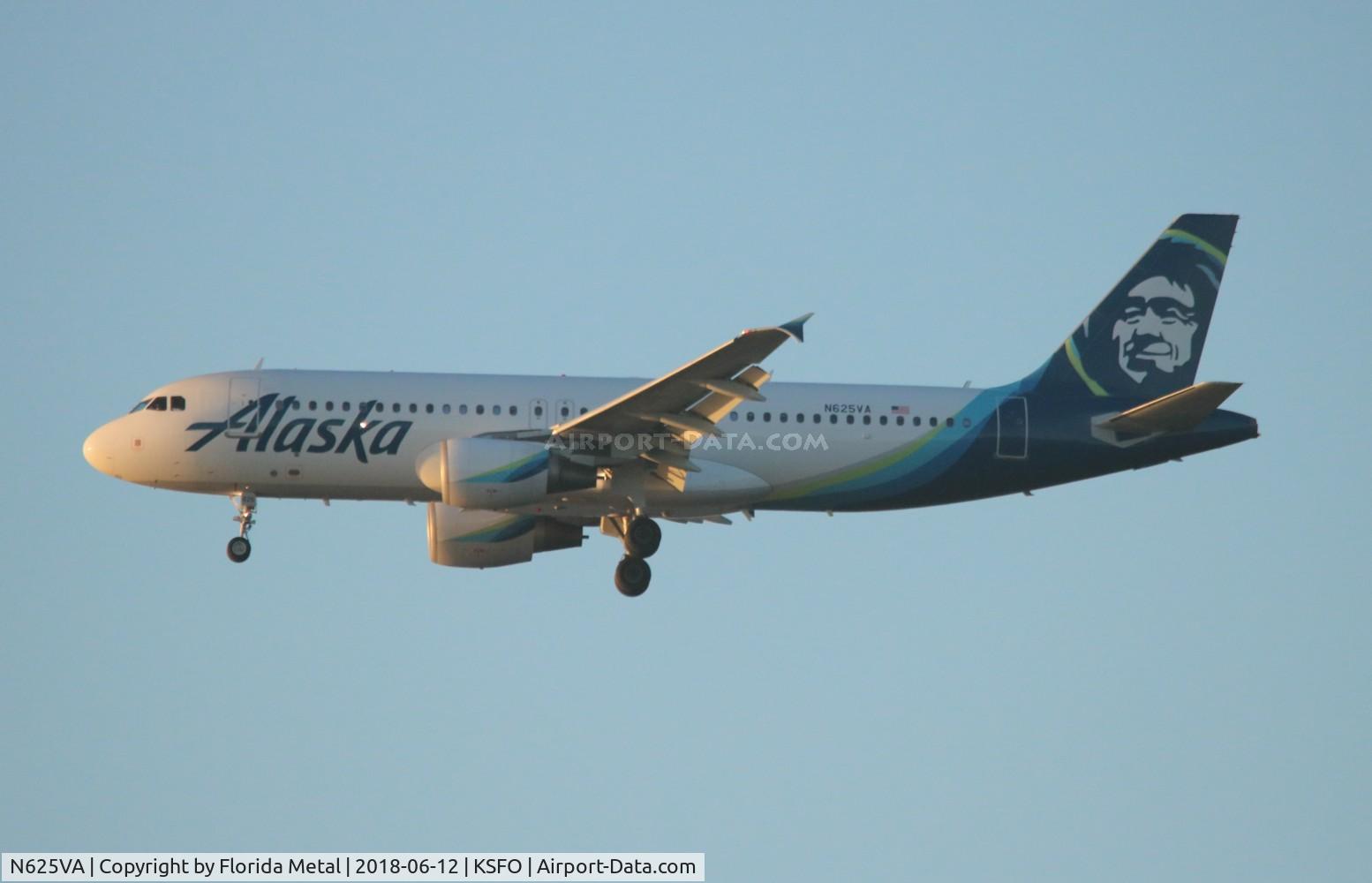 N625VA, 2006 Airbus A320-214 C/N 2800, SFO 2018