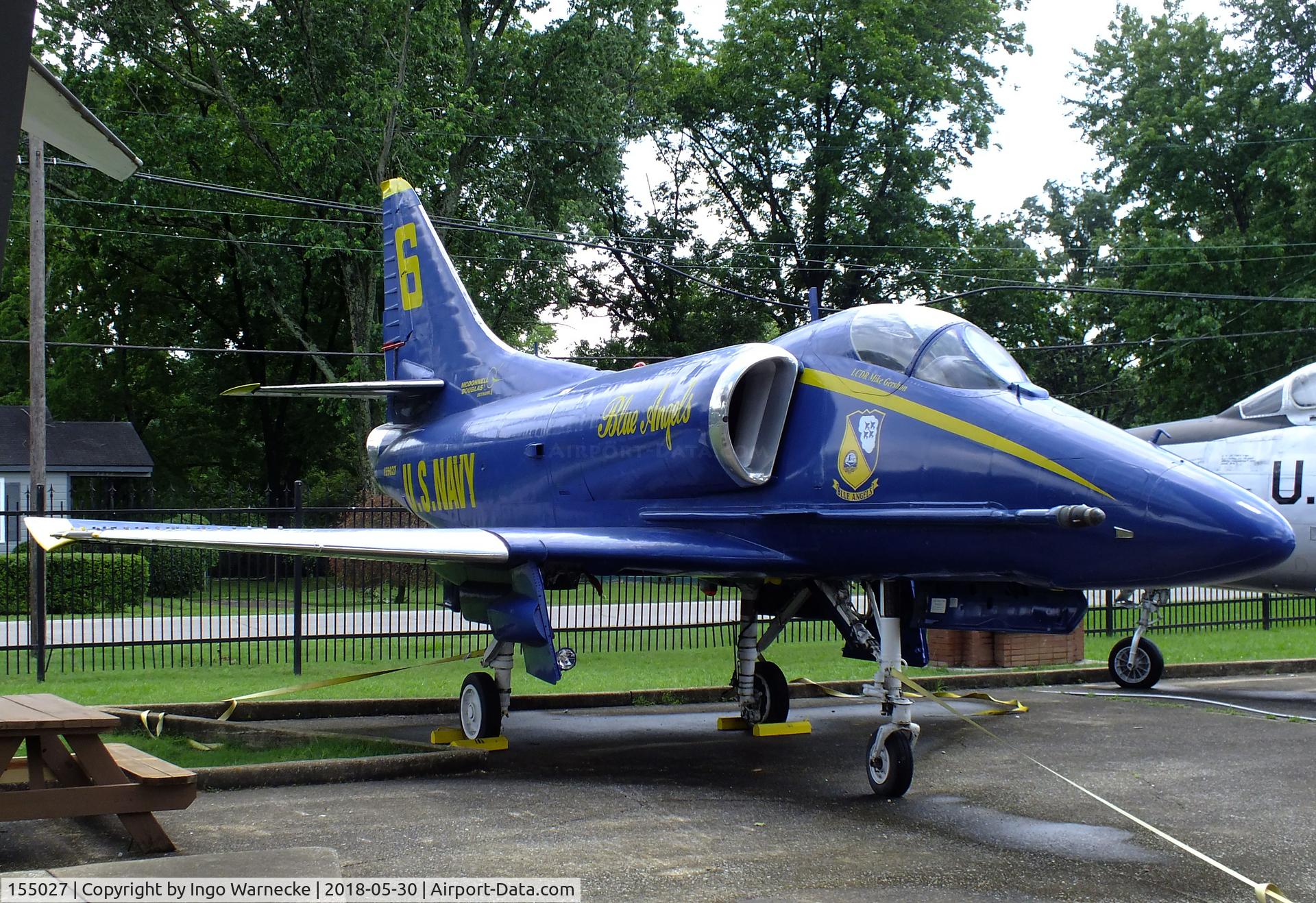 155027, Douglas A-4F Skyhawk C/N 13843, Douglas A-4F Skyhawk at the Southern Museum of Flight, Birmingham AL