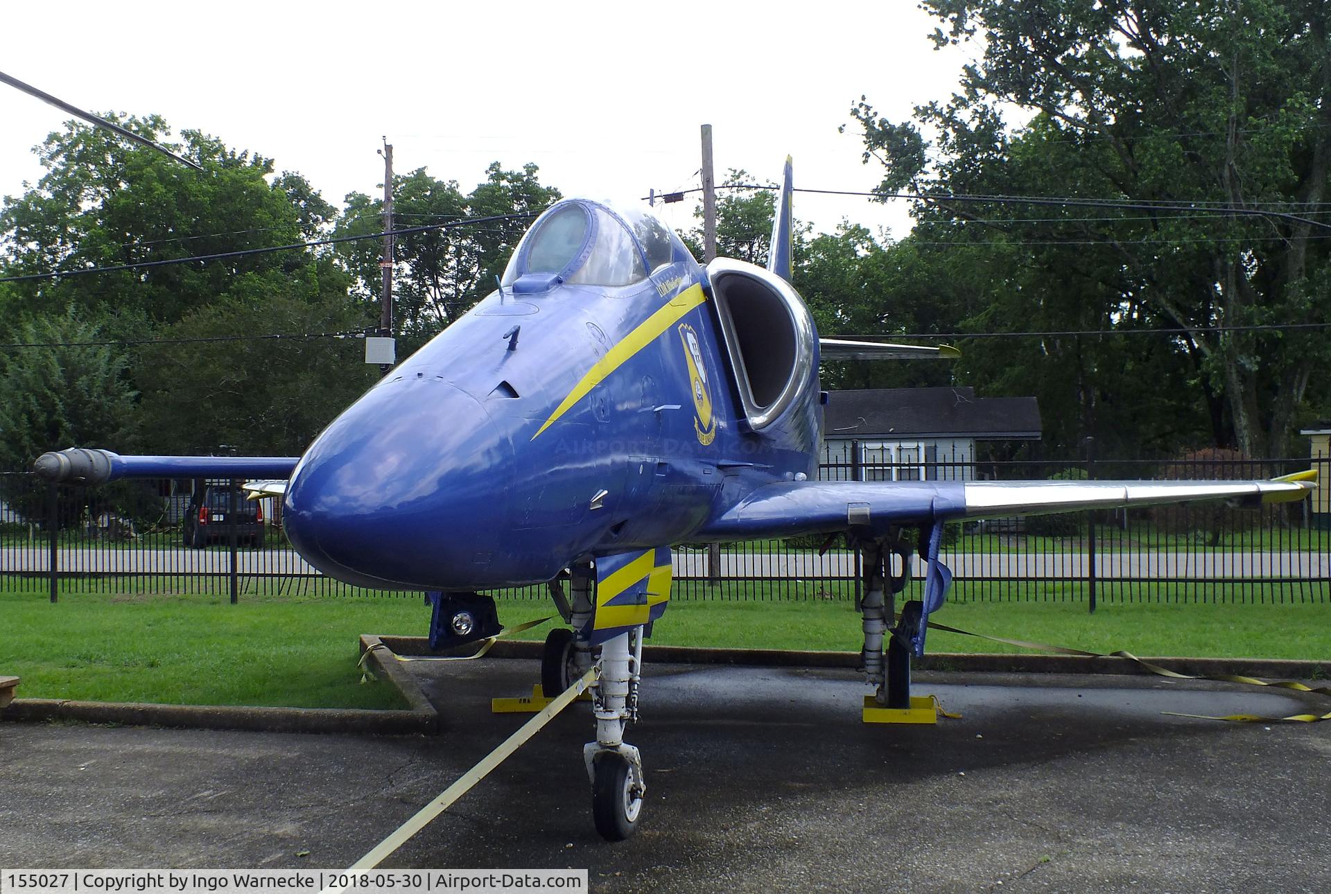 155027, Douglas A-4F Skyhawk C/N 13843, Douglas A-4F Skyhawk at the Southern Museum of Flight, Birmingham AL