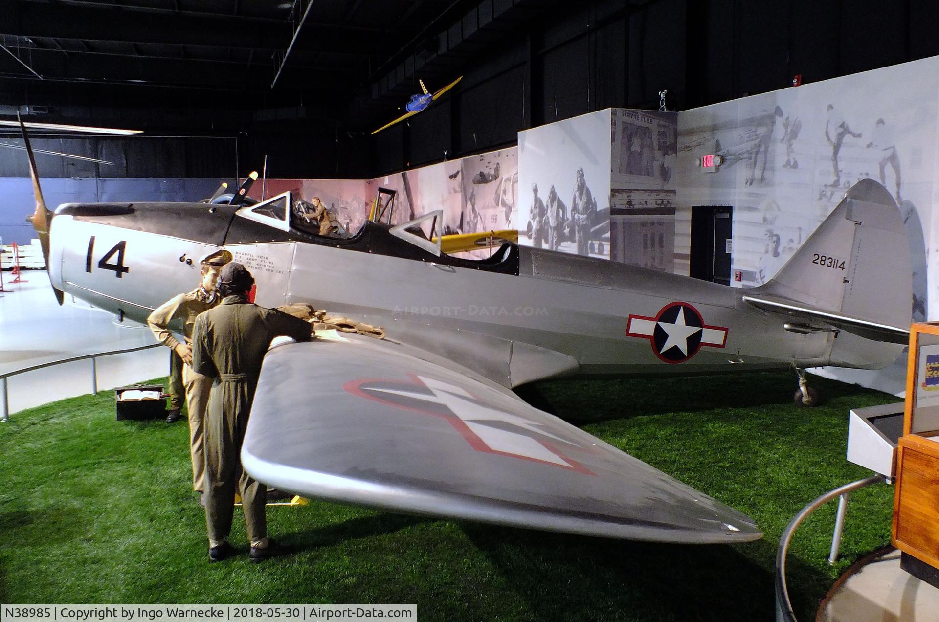 N38985, Fairchild M-62A C/N T42-1959, Fairchild PT-19A at the Southern Museum of Flight, Birmingham AL