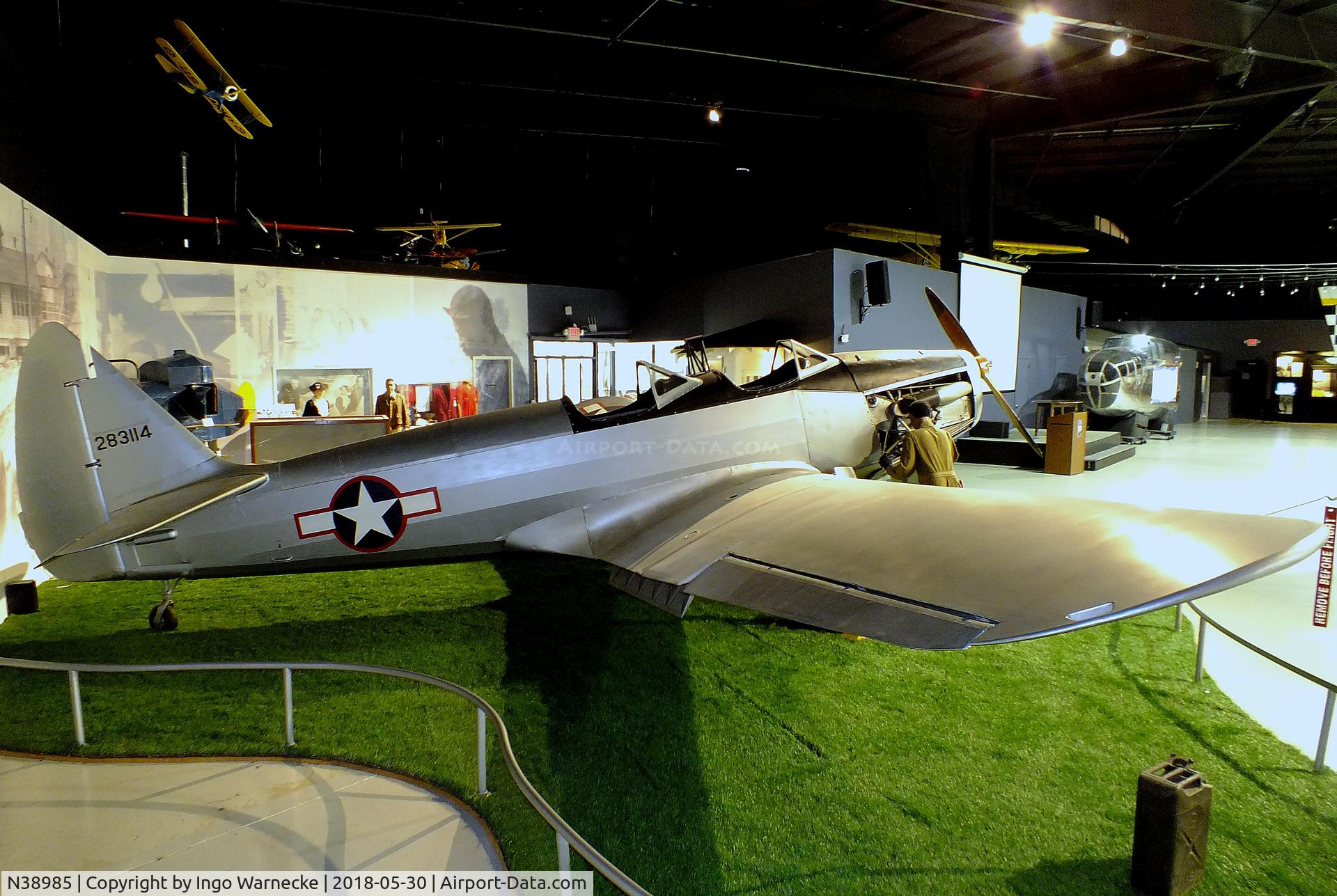 N38985, Fairchild M-62A C/N T42-1959, Fairchild PT-19A at the Southern Museum of Flight, Birmingham AL