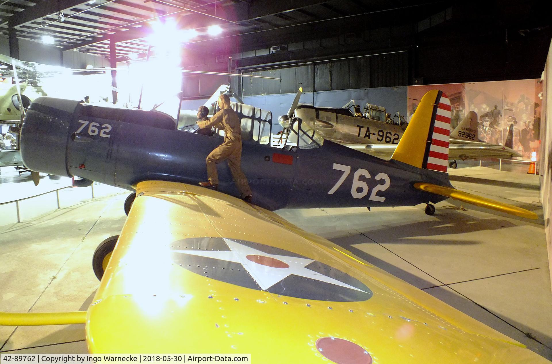 42-89762, Vultee BT-13 C/N 79-575, Vultee BT-13B Valiant at the Southern Museum of Flight, Birmingham AL