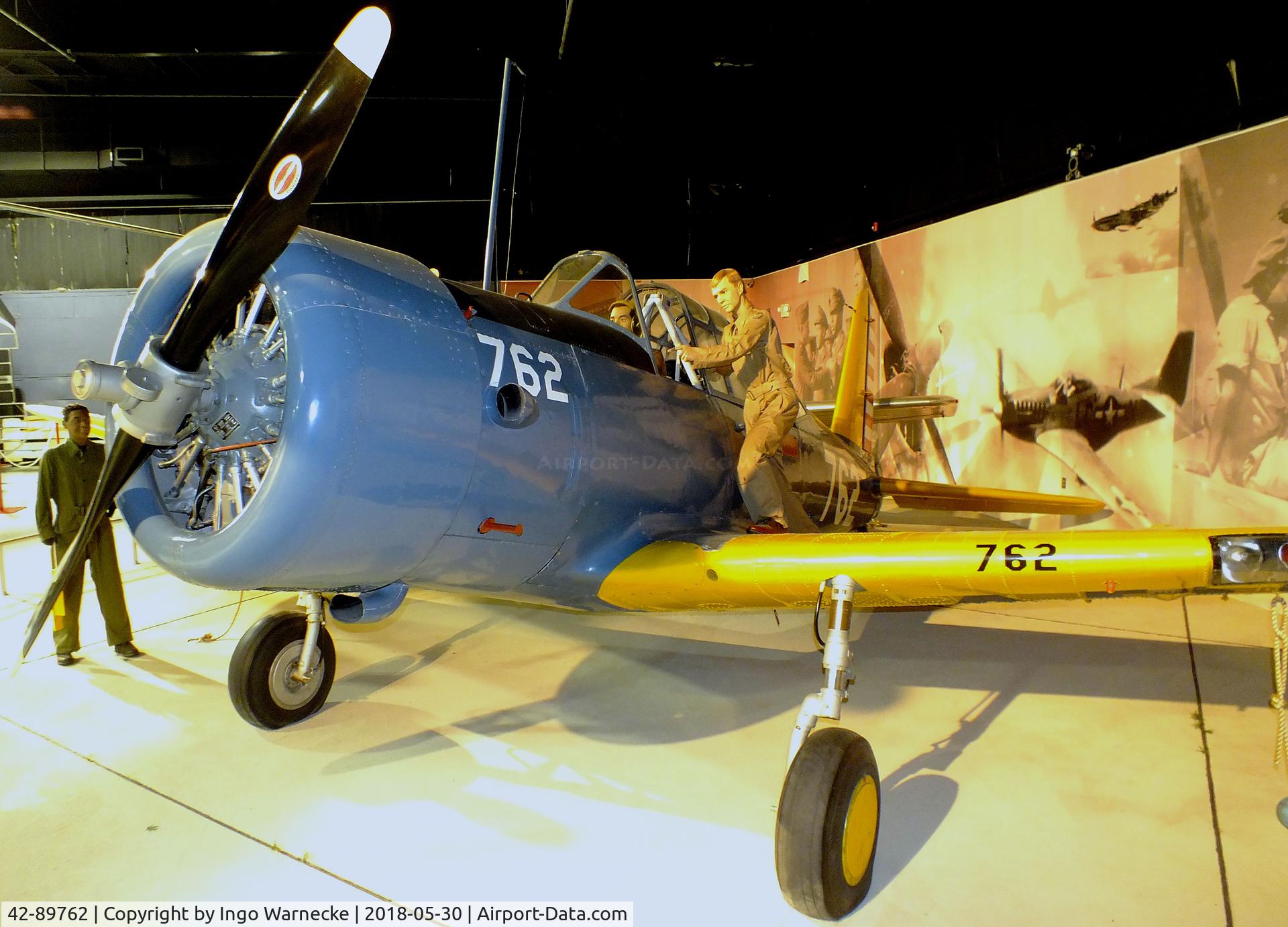 42-89762, Vultee BT-13 C/N 79-575, Vultee BT-13B Valiant at the Southern Museum of Flight, Birmingham AL