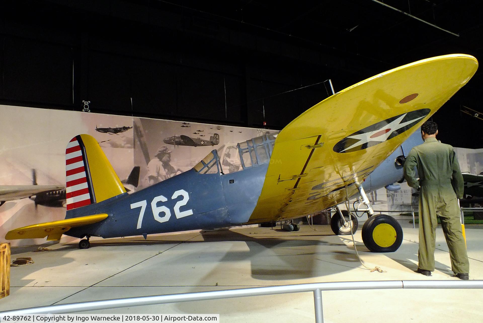 42-89762, Vultee BT-13 C/N 79-575, Vultee BT-13B Valiant at the Southern Museum of Flight, Birmingham AL