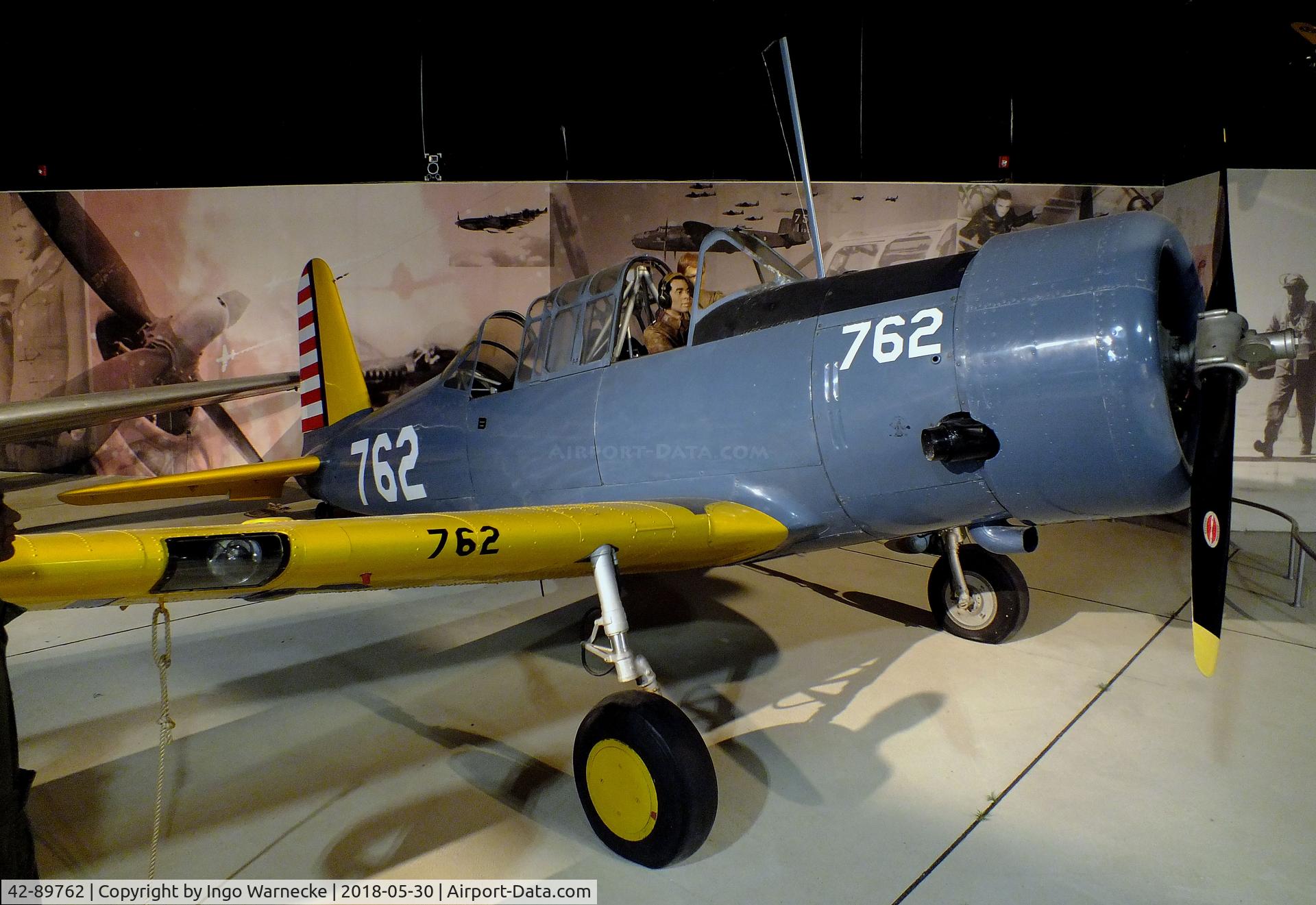 42-89762, Vultee BT-13 C/N 79-575, Vultee BT-13B Valiant at the Southern Museum of Flight, Birmingham AL