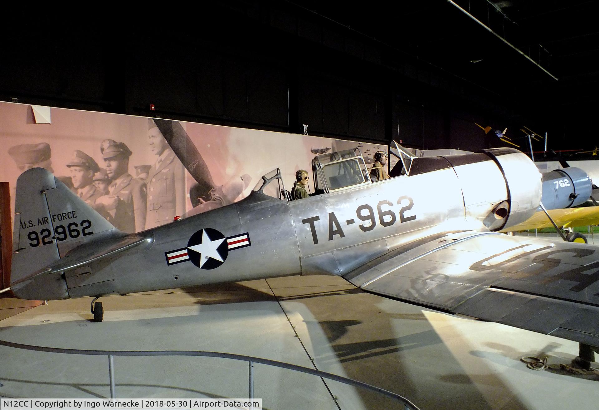 N12CC, 1950 North American T-6G Texan C/N 168-66, North American T-6G Texan at the Southern Museum of Flight, Birmingham AL