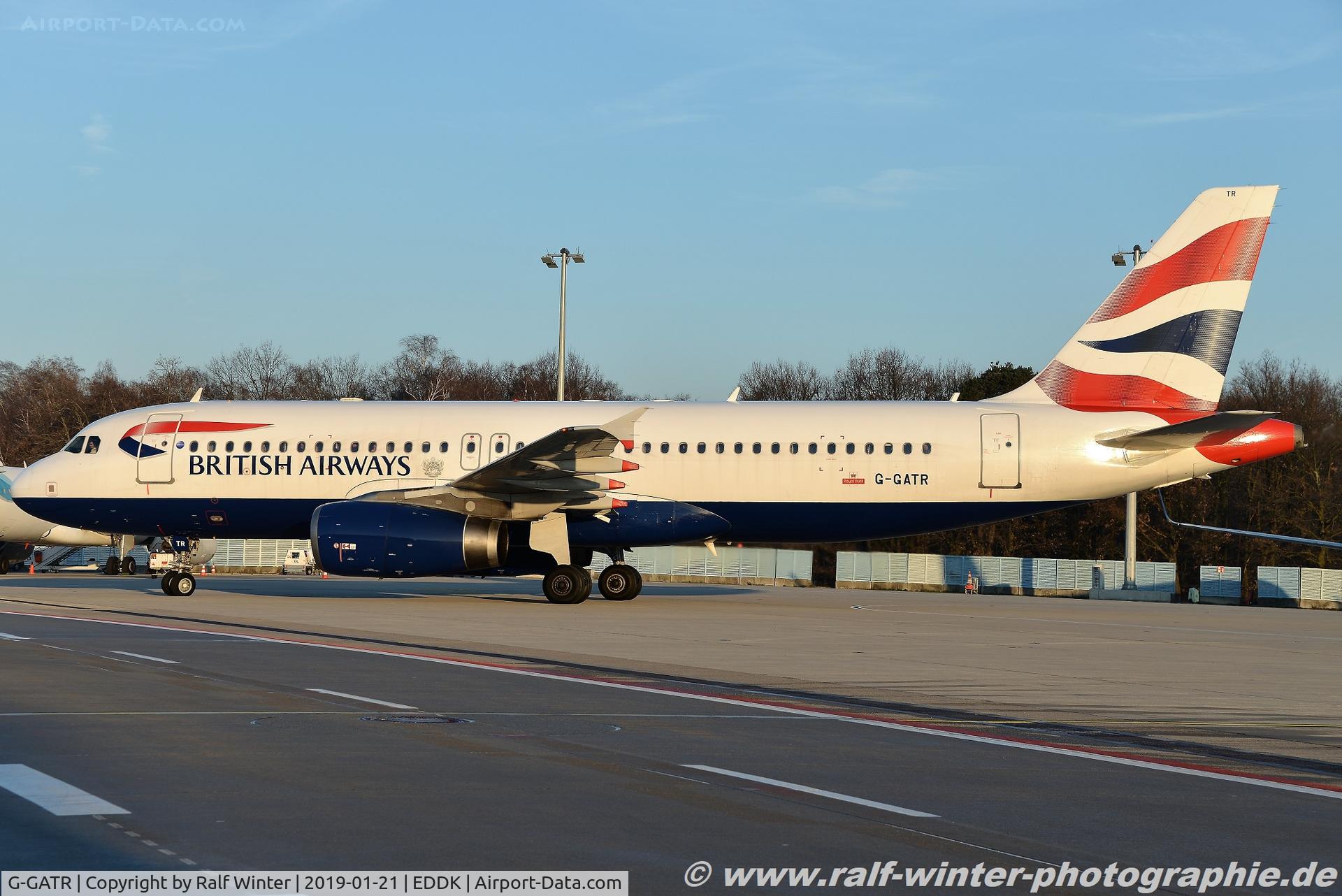 G-GATR, 2002 Airbus A320-232 C/N 1771, Airbus A320-232 - BA BAW British Airways - 1771 - G-GATR - 21.01.2019 - CGN
