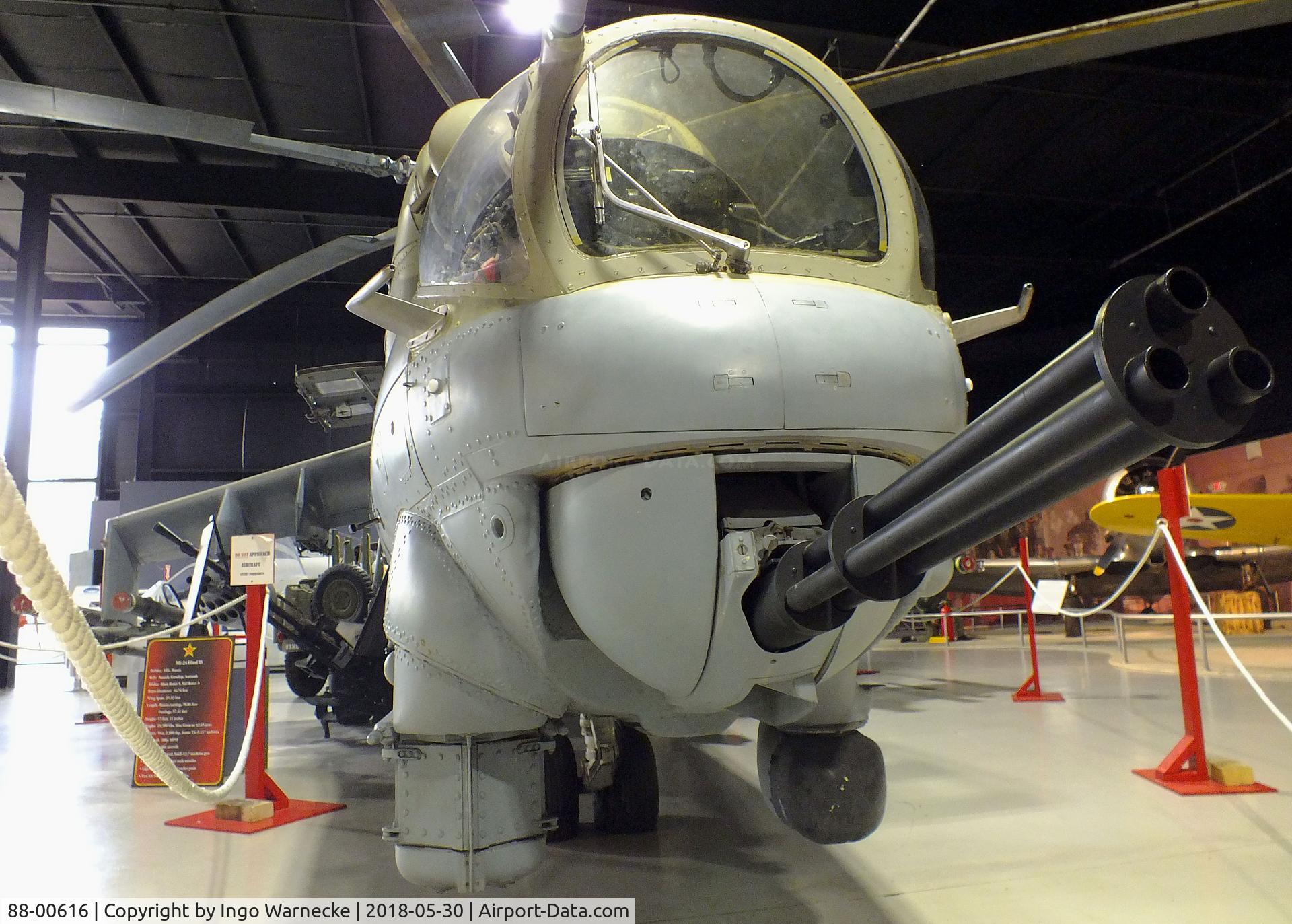 88-00616, Mil Mi-24D C/N 110166, Mil Mi-24D HIND-D (ex US-Army, ex Bundeswehr 96 30, ex NVA 494) at the Southern Museum of Flight, Birmingham AL