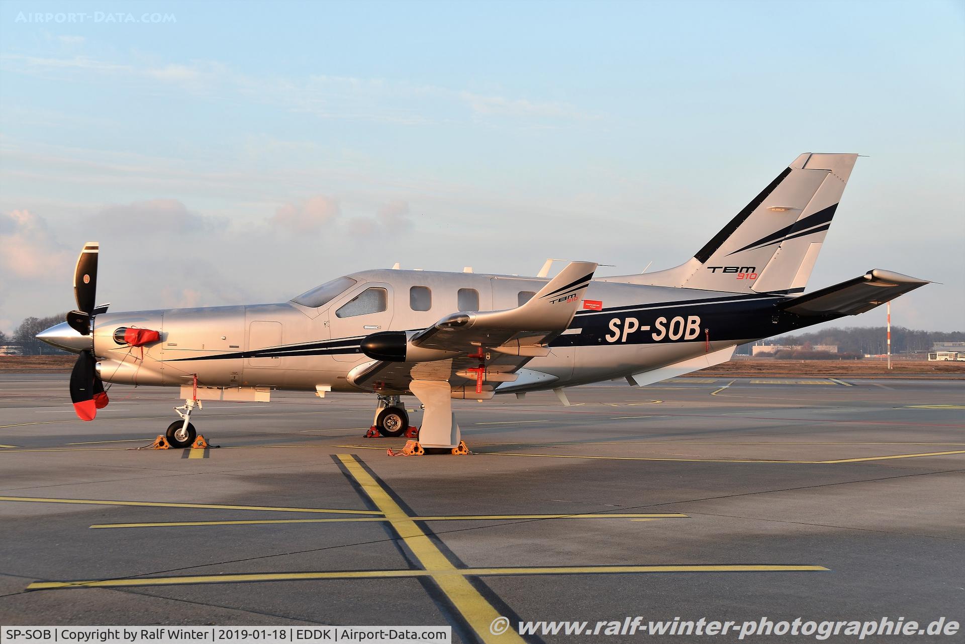 SP-SOB, 2017 Socata TBM-910 C/N 1215, Socata TBM-700N TBM-930 - Private - 1215 - SP-SOB - 18.01.2019 - CGN