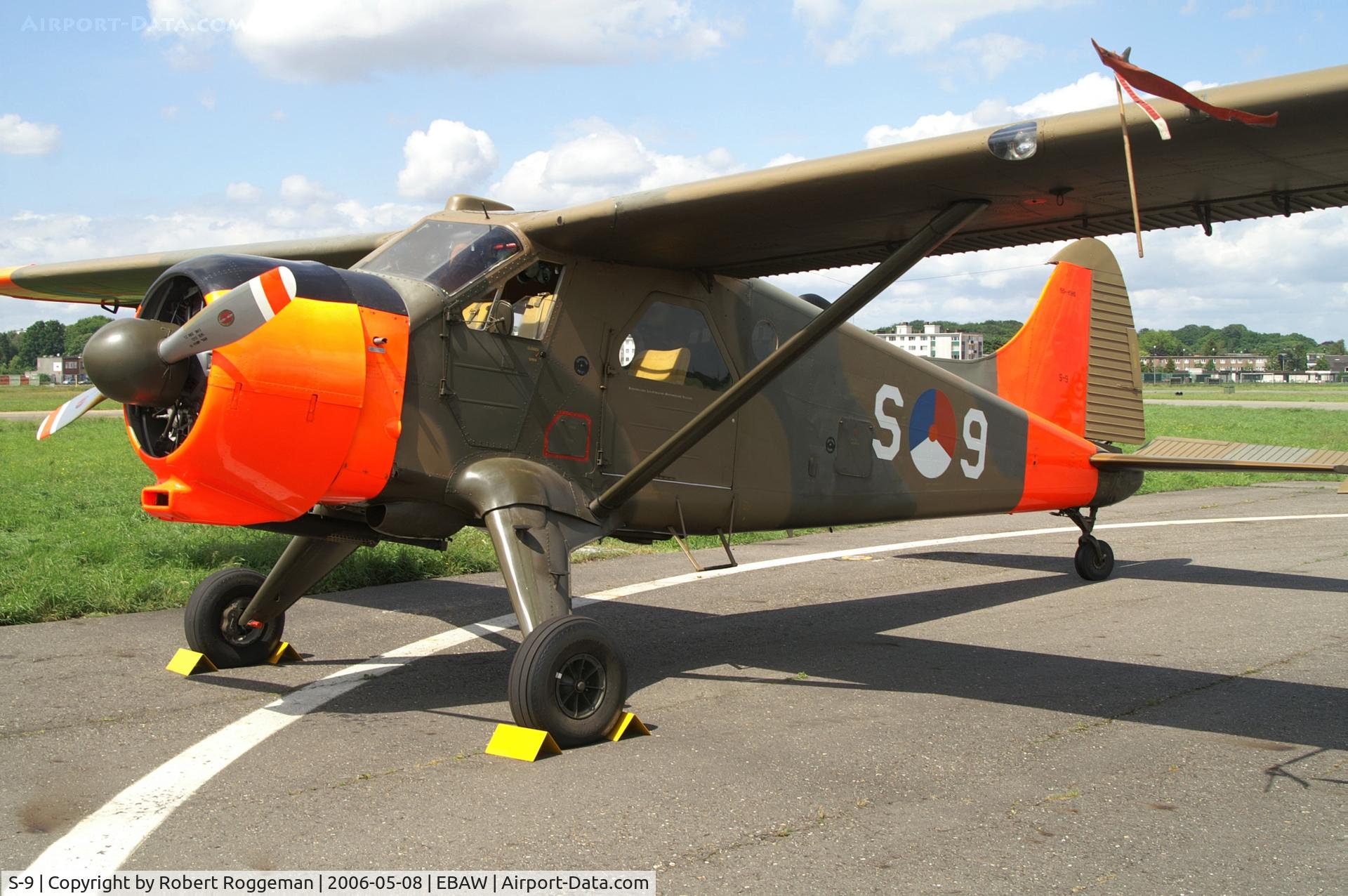 S-9, 1955 De Havilland Canada U-6A Beaver C/N 965/1623, STAMPE FLY IN.PH-DHC.Royal Netherlands Air Force Historic Flight.