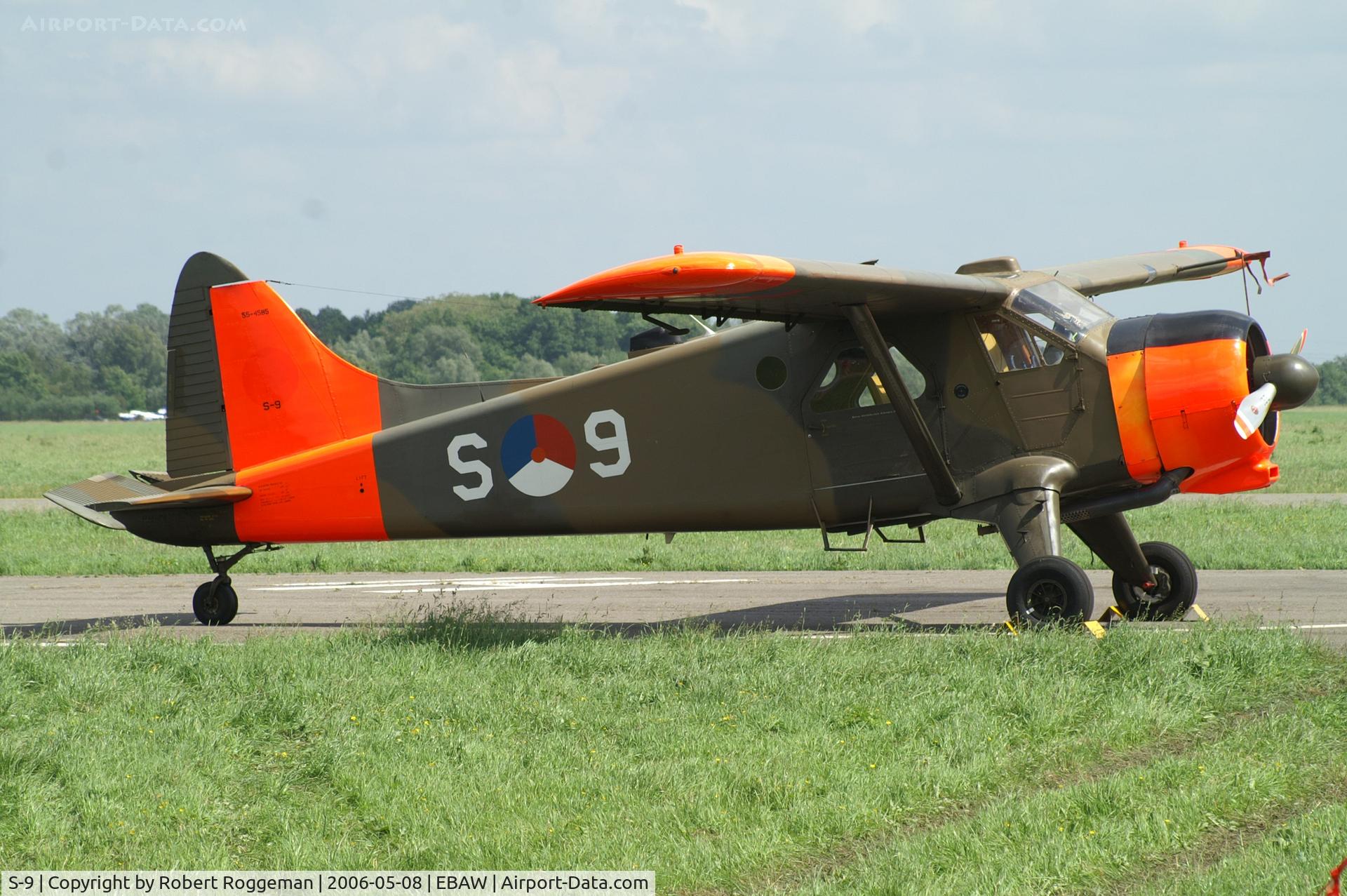 S-9, 1955 De Havilland Canada U-6A Beaver C/N 965/1623, STAMPE FLY IN.PH-DHC.Royal Netherlands Air Force Historic Flight.