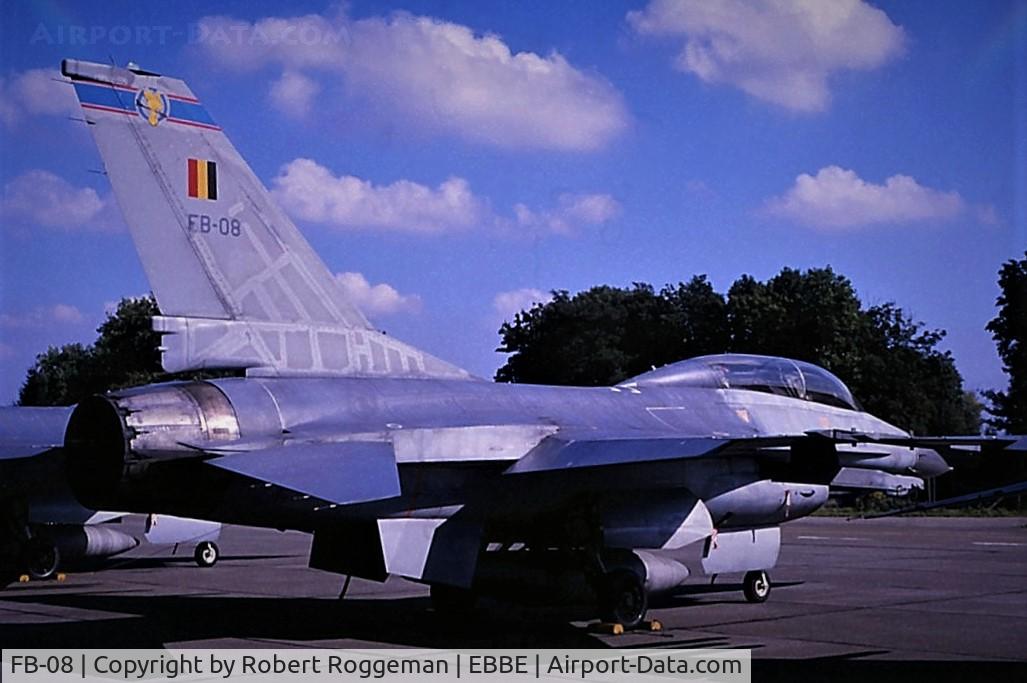 FB-08, 1980 SABCA F-16B Fighting Falcon C/N 6J-8, OPEN DOOR.OCU.