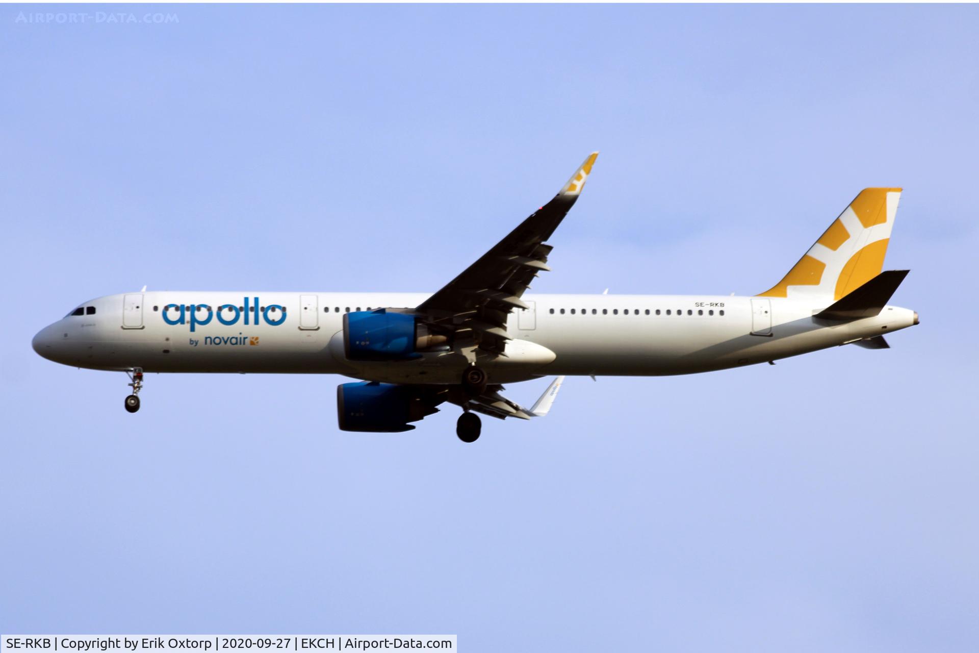 SE-RKB, 2017 Airbus A321-251N C/N 7807, SE-RKB landing rw 04R