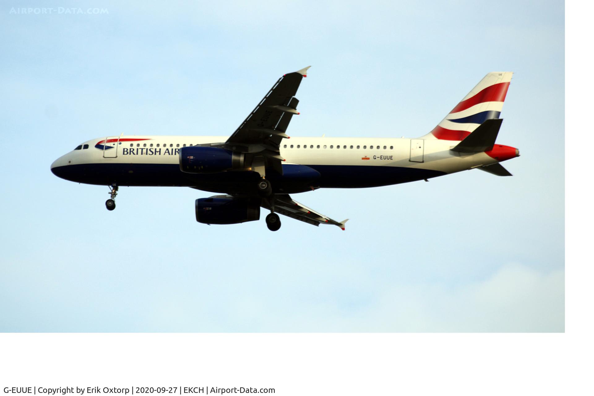 G-EUUE, 2002 Airbus A320-232 C/N 1782, G-EUUE landing rw 04R