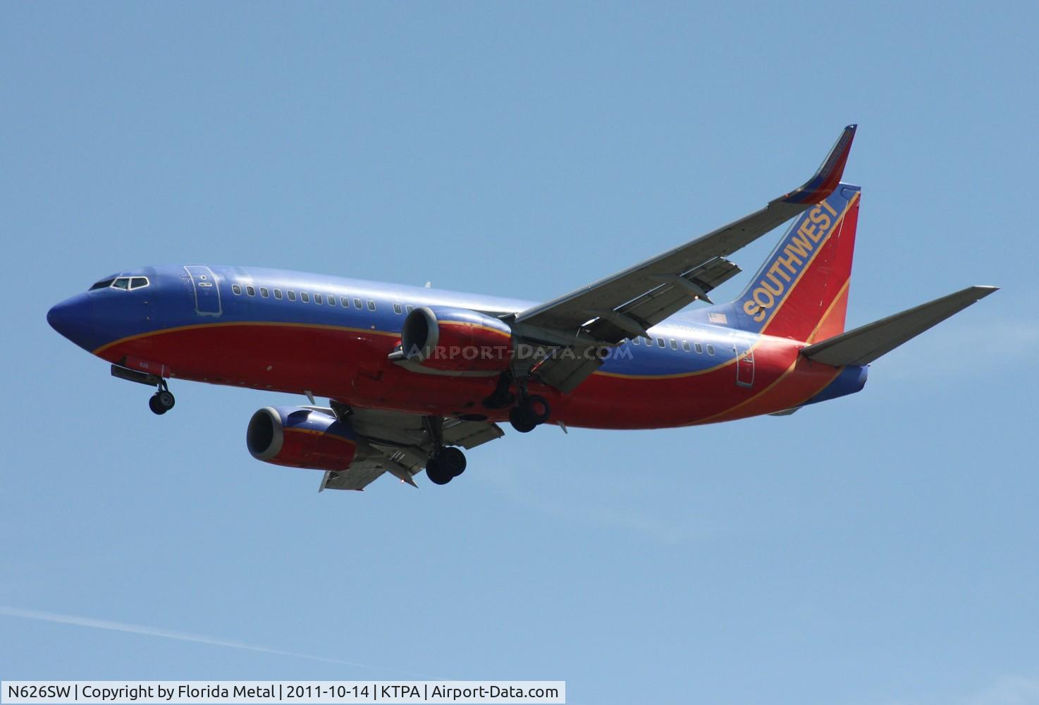 N626SW, 1996 Boeing 737-3H4 C/N 27702, TPA 2011