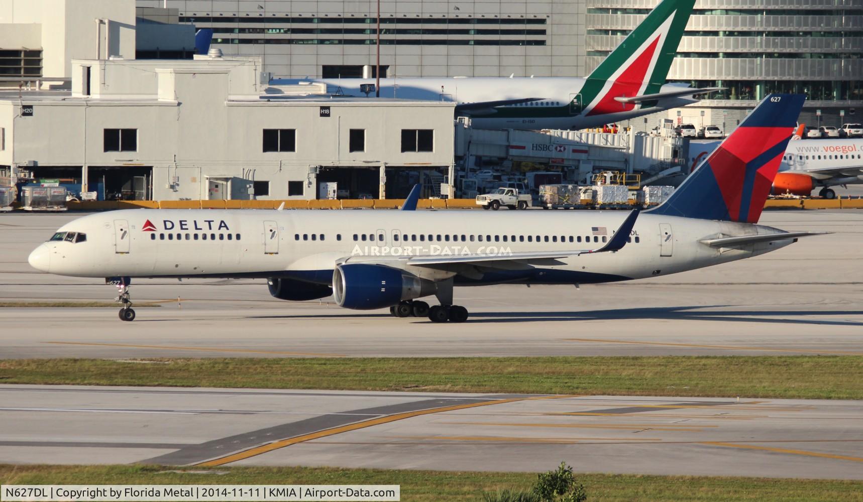 N627DL, 1987 Boeing 757-232 C/N 22917, MIA 2014