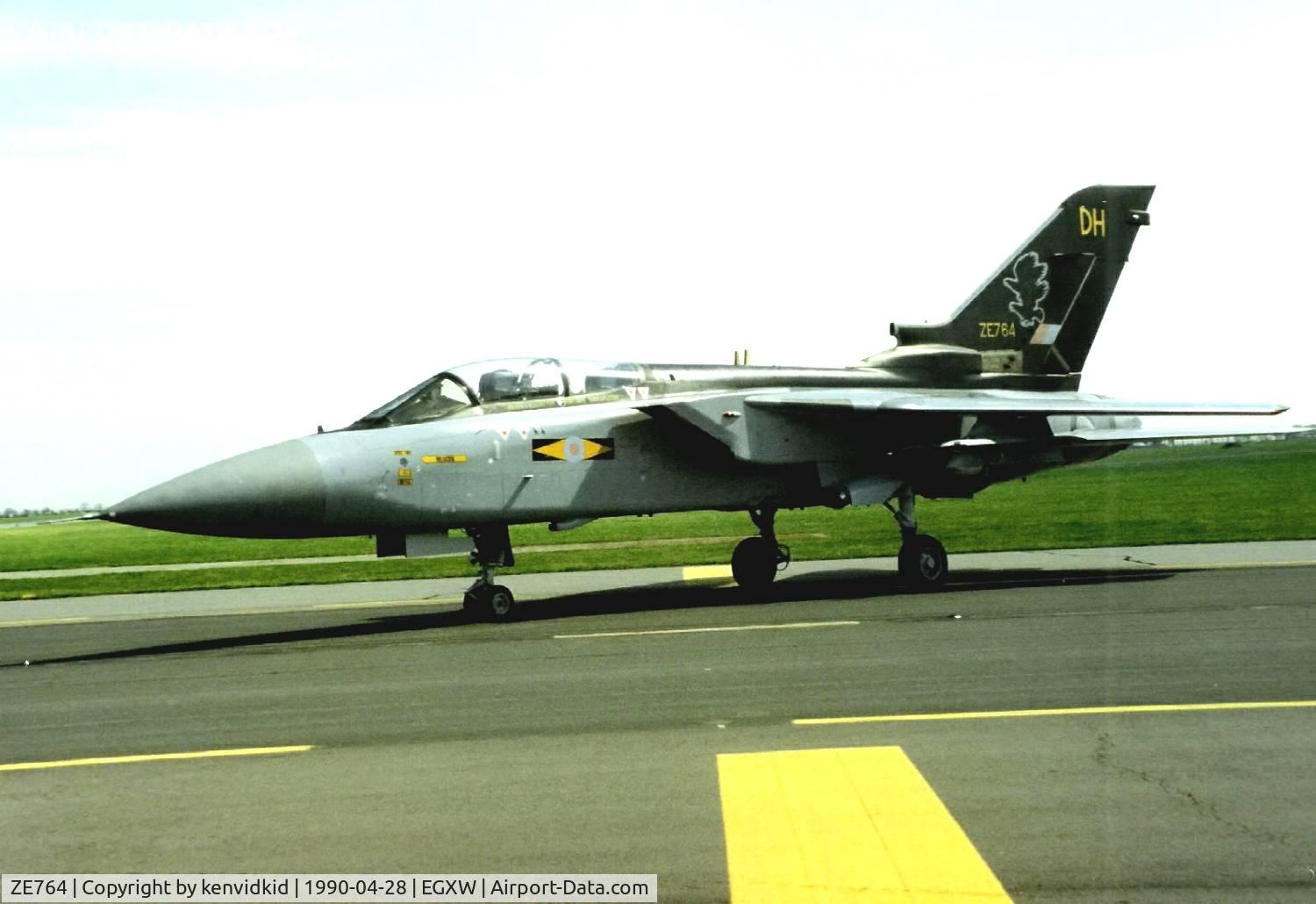 ZE764, 1988 Panavia Tornado F.3 C/N 3311, At the Waddington 1990 photocall.