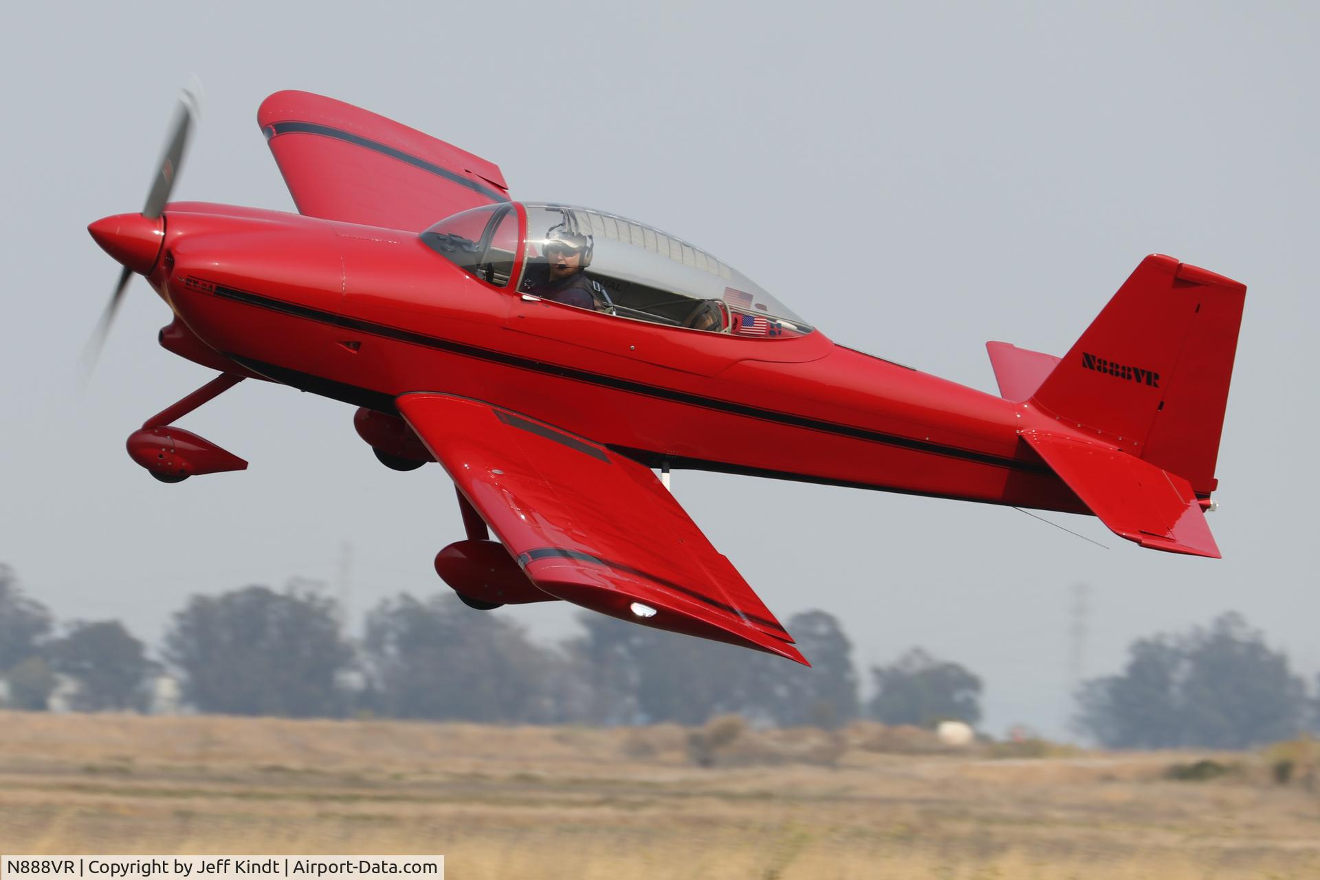 N888VR, 1999 Vans RV-8A C/N 80356, photo taken about a month ago (Aug,2020) at Gnoss Field in Novato,Ca.