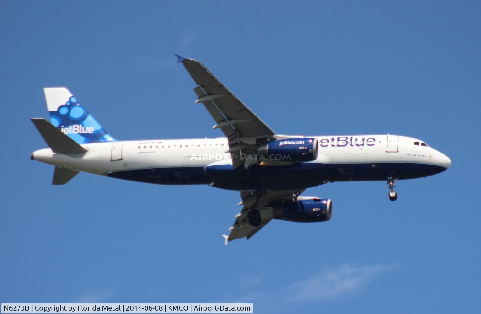 N627JB, 2005 Airbus A320-232 C/N 2577, MCO 2014