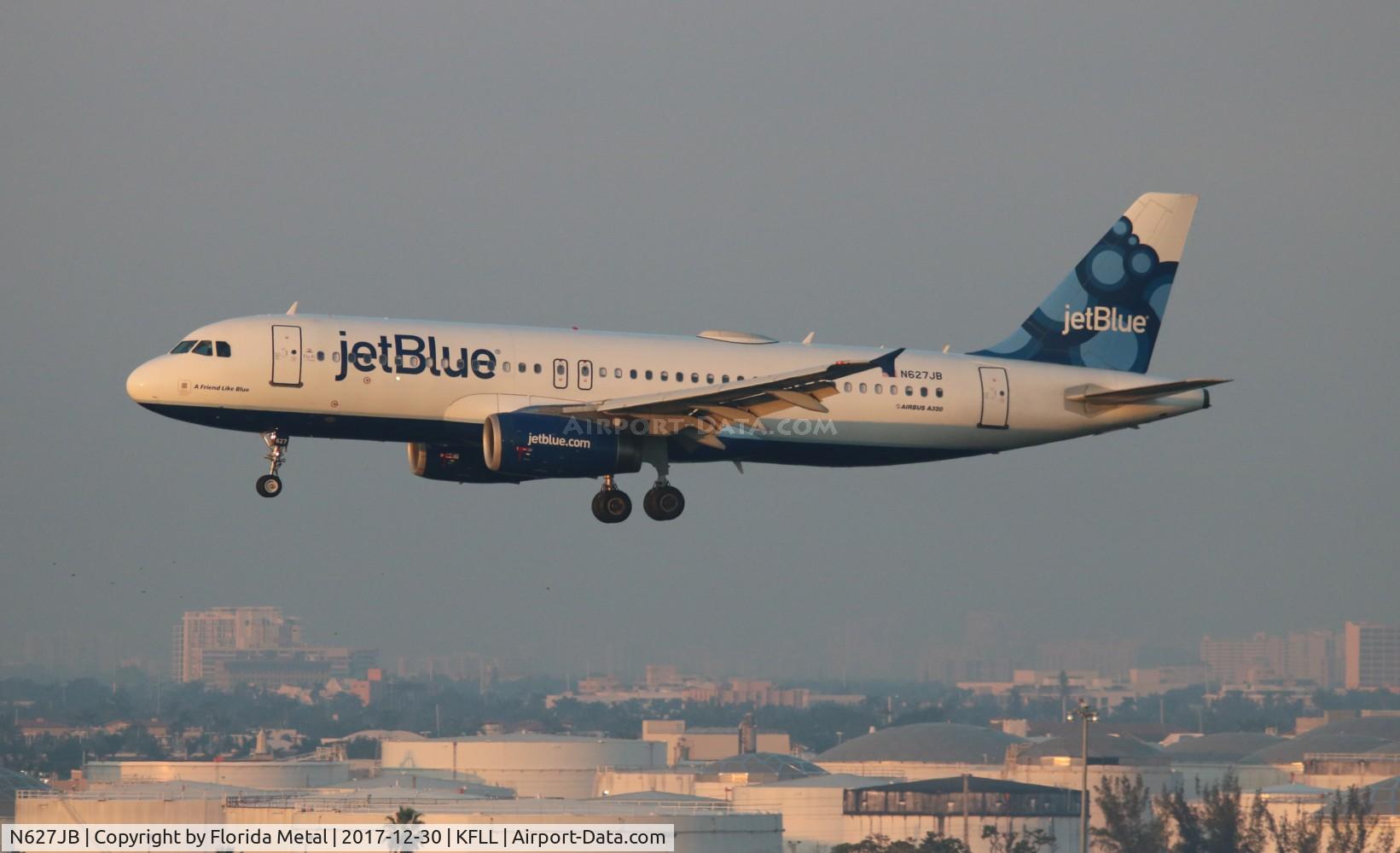 N627JB, 2005 Airbus A320-232 C/N 2577, FLL 2017