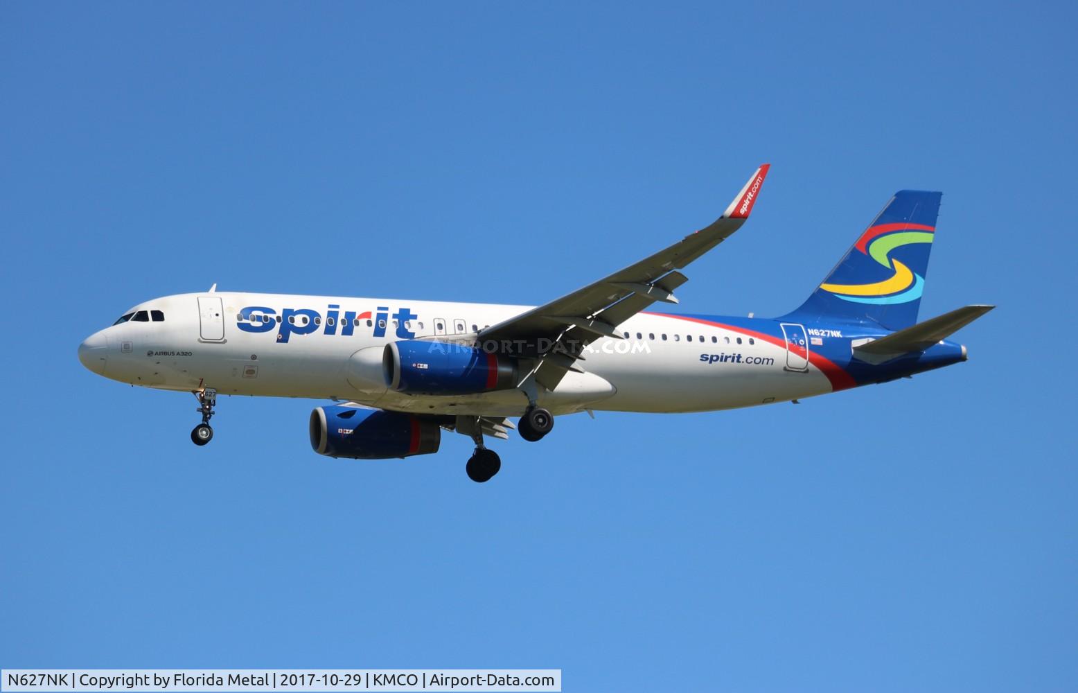 N627NK, 2014 Airbus A320-232 C/N 6082, MCO 2017