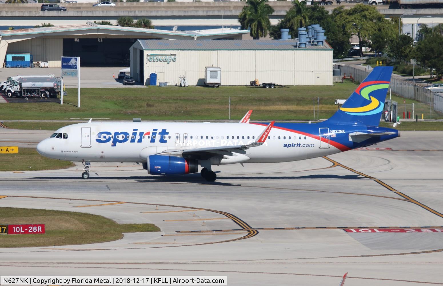 N627NK, 2014 Airbus A320-232 C/N 6082, FLL 2018
