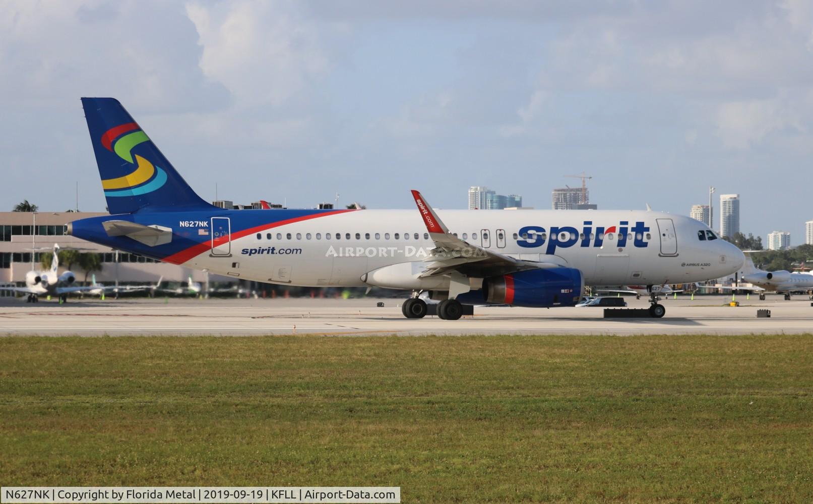 N627NK, 2014 Airbus A320-232 C/N 6082, FLL 2019