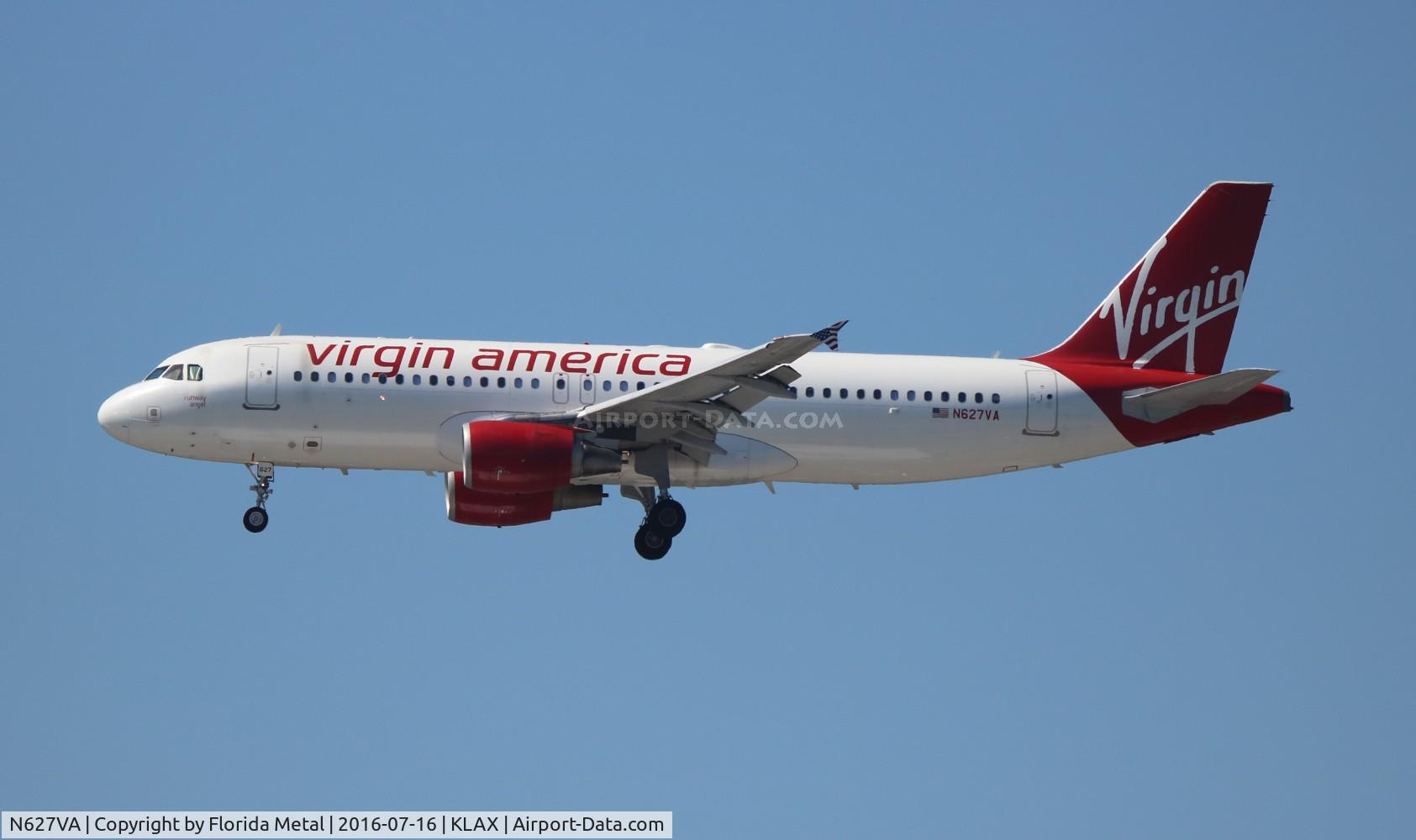 N627VA, 2006 Airbus A320-214 C/N 2851, LAX 2016