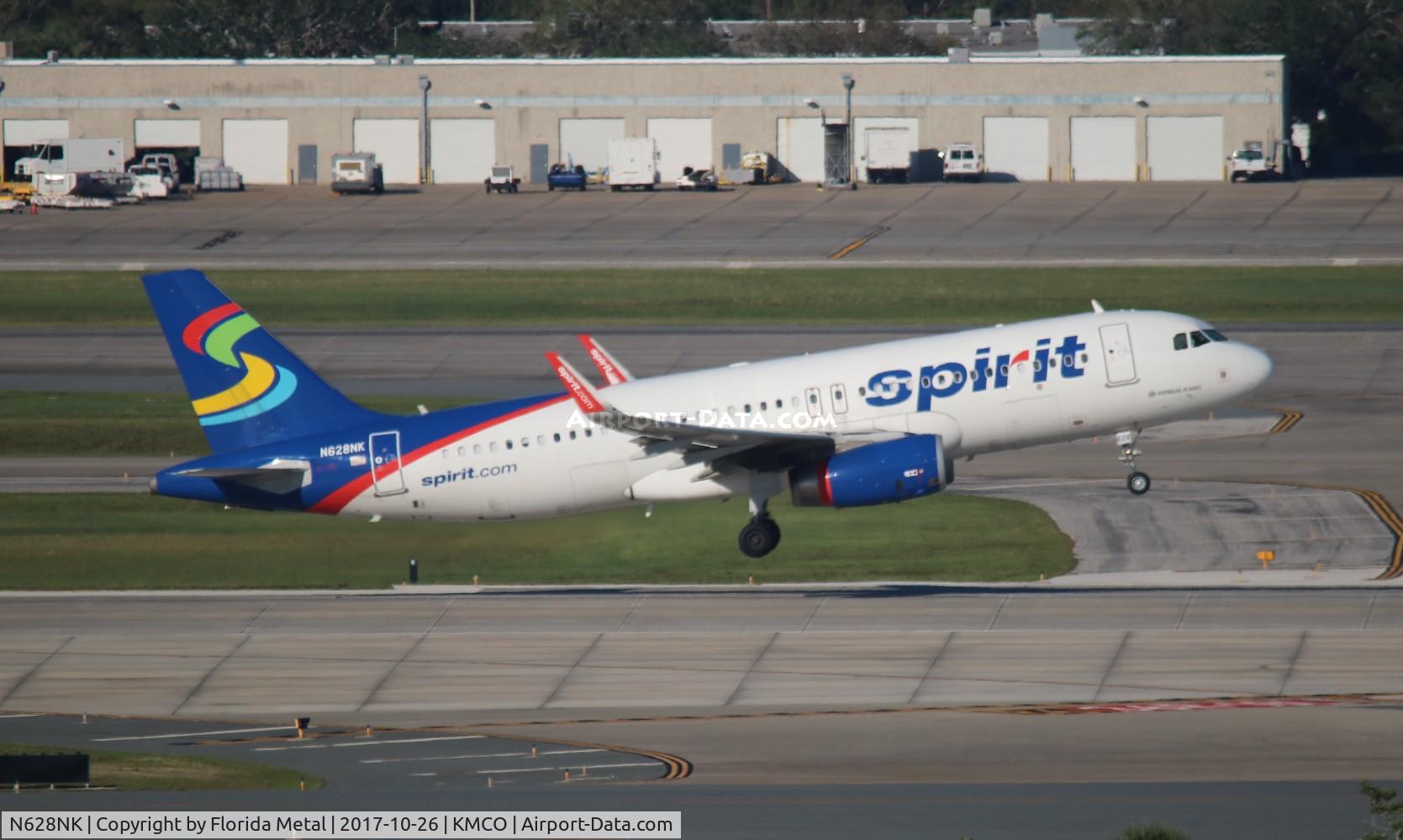 N628NK, 2014 Airbus A320-232 C/N 6193, MCO 2017