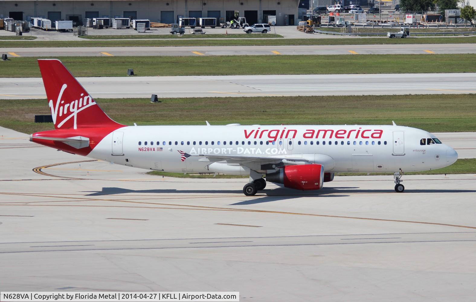 N628VA, 2007 Airbus A320-214 C/N 2993, FLL 2014