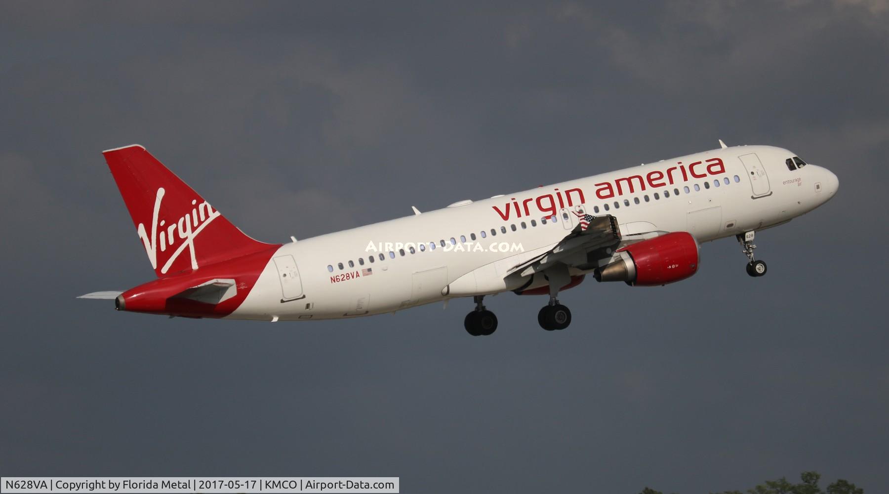 N628VA, 2007 Airbus A320-214 C/N 2993, MCO 2017