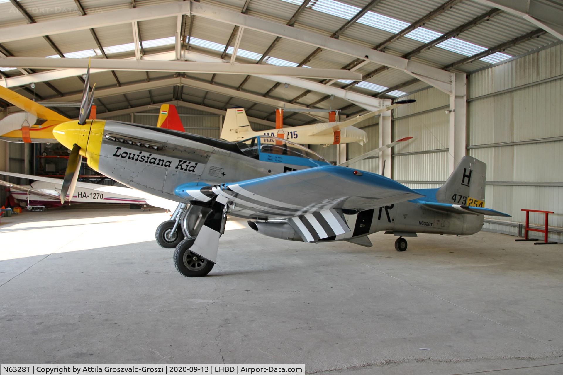 N6328T, 1944 North American P-51D Mustang C/N 122-39713 (44-73254), LHBD - Börgönd Airport, Hungary. 2020 Airshow