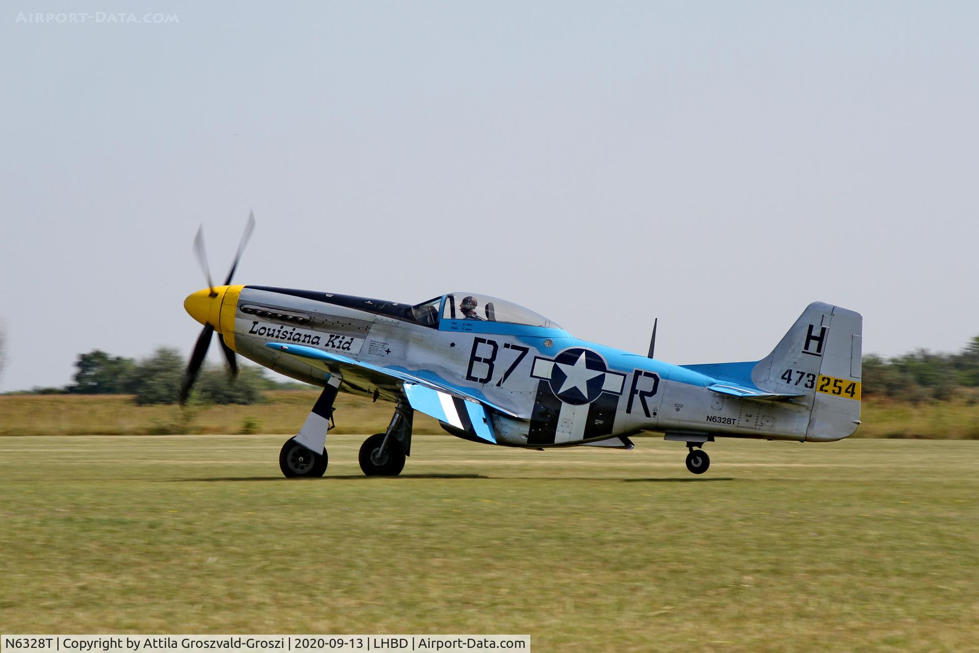 N6328T, 1944 North American P-51D Mustang C/N 122-39713 (44-73254), LHBD - Börgönd Airport, Hungary. 2020 Airshow