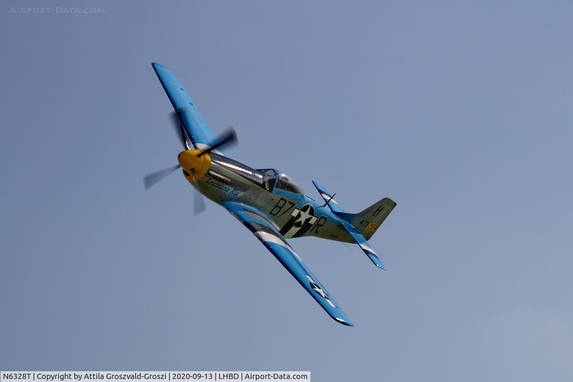 N6328T, 1944 North American P-51D Mustang C/N 122-39713 (44-73254), LHBD - Börgönd Airport, Hungary. 2020 Airshow