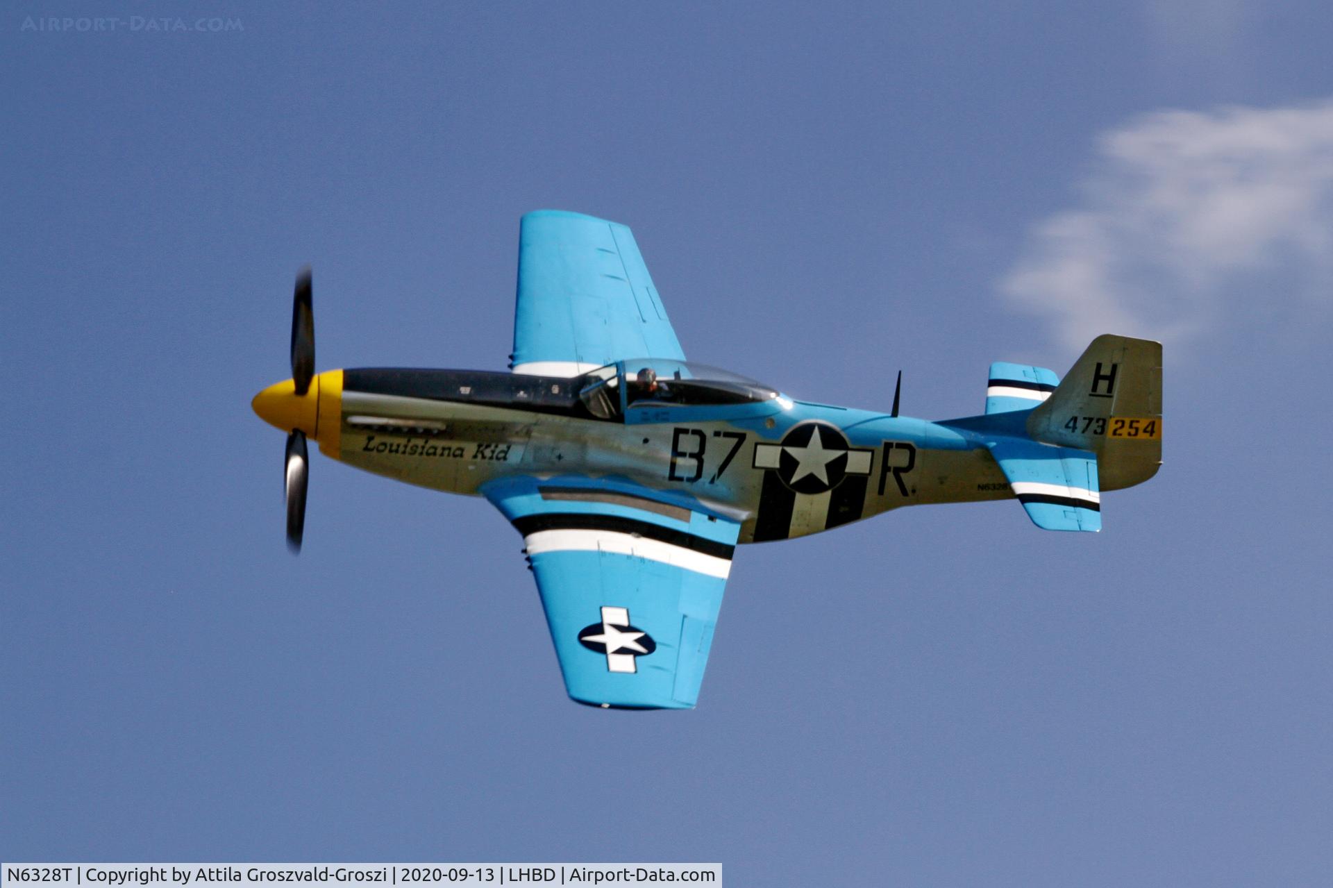 N6328T, 1944 North American P-51D Mustang C/N 122-39713 (44-73254), LHBD - Börgönd Airport, Hungary. 2020 Airshow