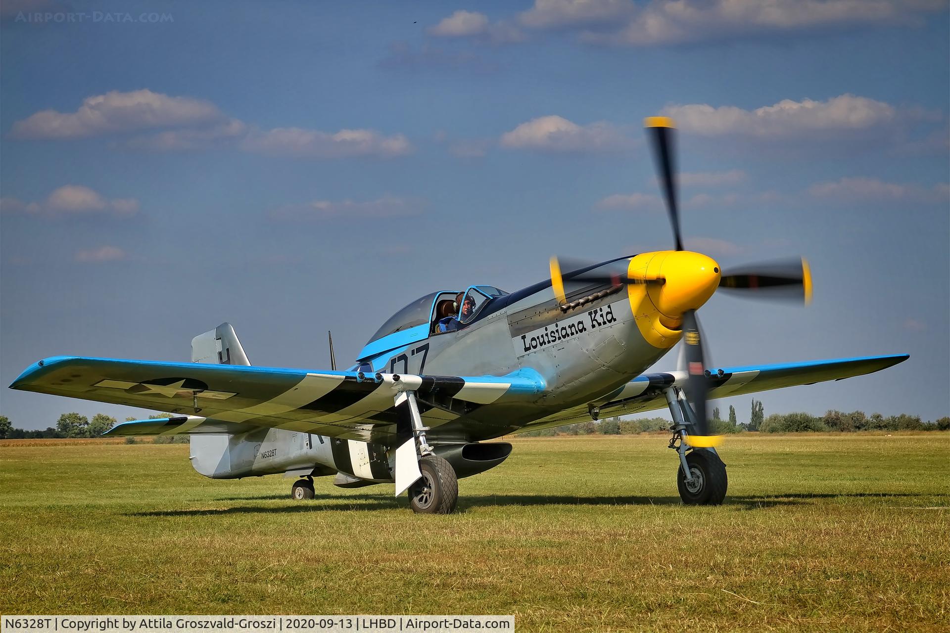 N6328T, 1944 North American P-51D Mustang C/N 122-39713 (44-73254), LHBD - Börgönd Airport, Hungary. 2020 Airshow