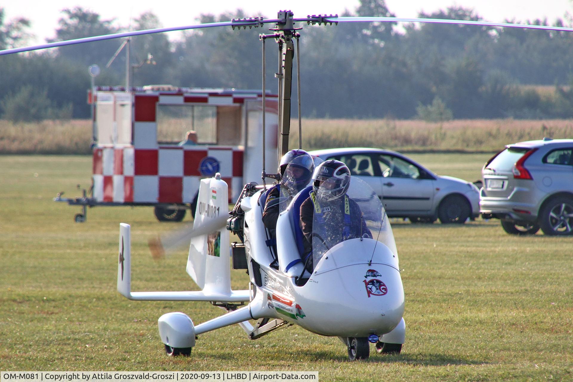 OM-M081, 2012 Apollo Ultralight Aircraft Apollo Gyro AG1, LHBD - Börgönd Airport, Hungary. 2020 Airshow