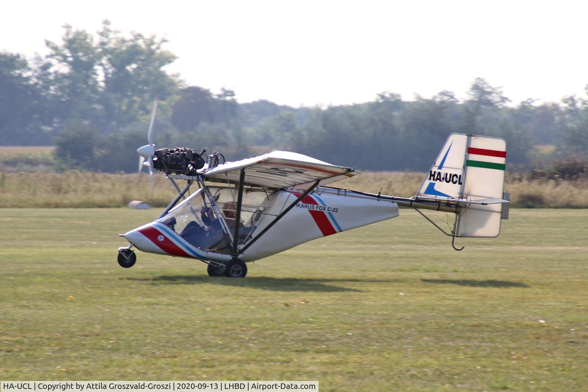 HA-UCL, Comco-Ikarus C-22 Fox C/N 8606-3020, LHBD - Börgönd Airport, Hungary. 2020 Airshow