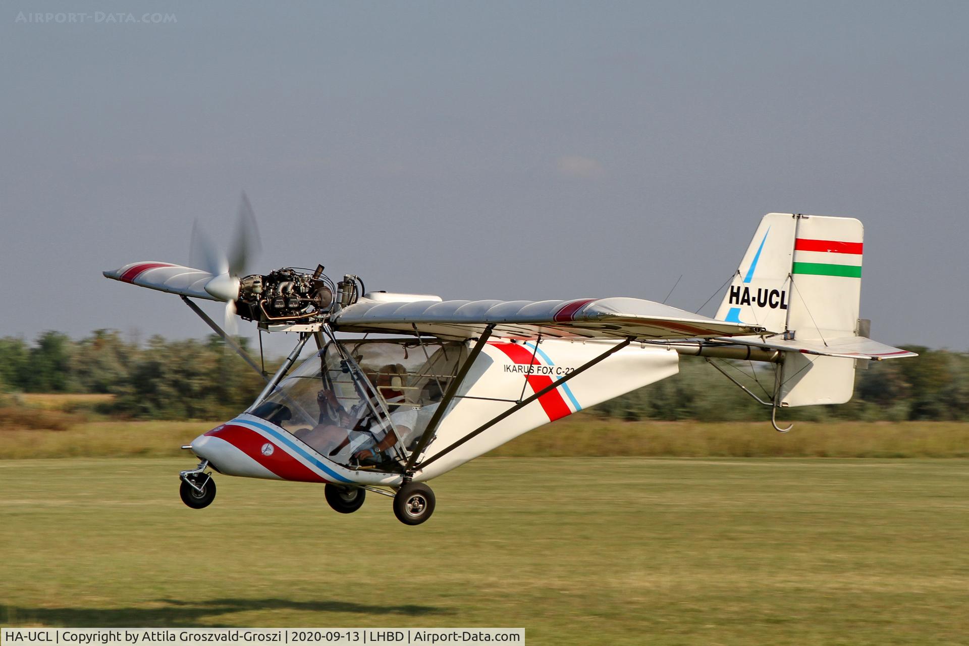 HA-UCL, Comco-Ikarus C-22 Fox C/N 8606-3020, LHBD - Börgönd Airport, Hungary. 2020 Airshow