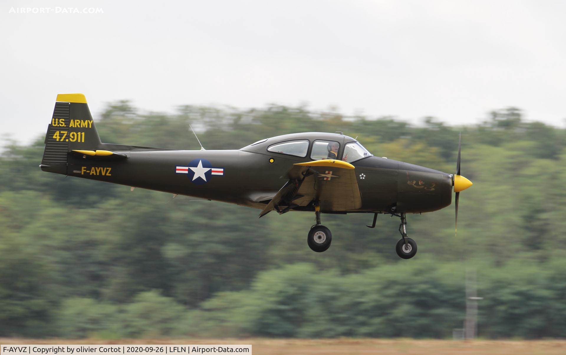 F-AYVZ, Navion NAV 4 C/N 911, Fly in 2020