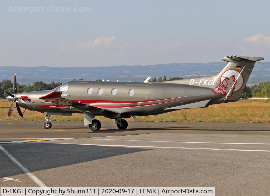 D-FKGI, 2016 Pilatus PC-12/47E C/N 1625, Parked at the Airclub...