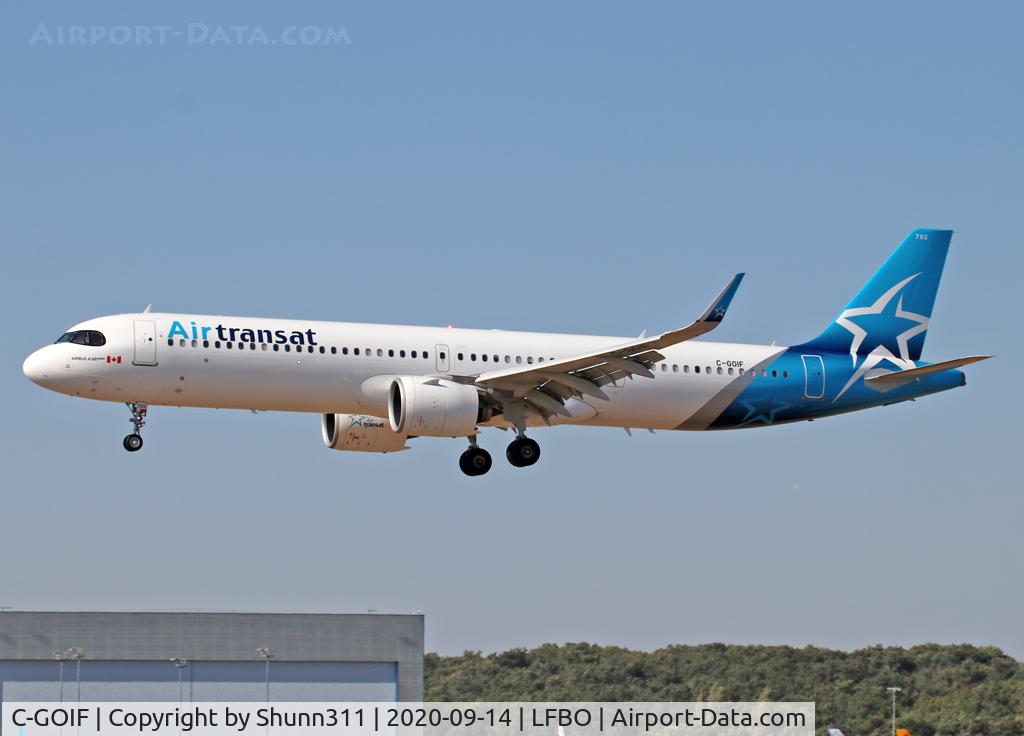 C-GOIF, 2019 Airbus A321-271NX C/N 8876, Landing rwy 14L