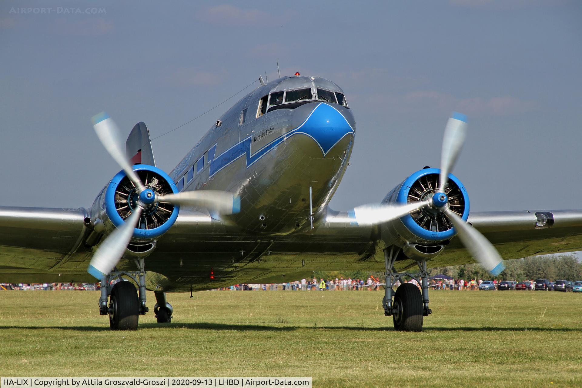 HA-LIX, 1949 Lisunov Li-2T Cab C/N 18433209, LHBD - Börgönd Airport, Hungary. 2020 Airshow