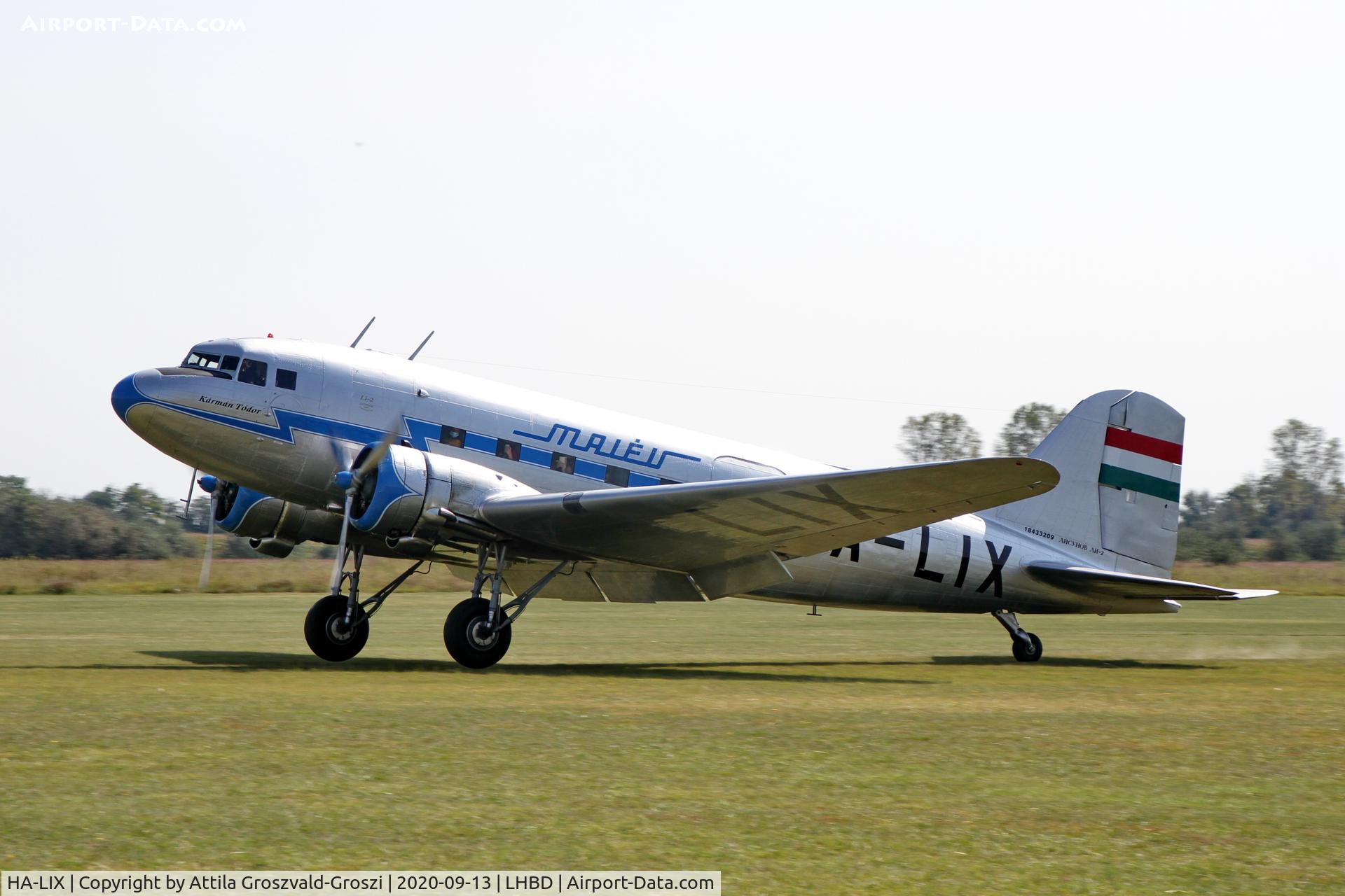 HA-LIX, 1949 Lisunov Li-2T Cab C/N 18433209, LHBD - Börgönd Airport, Hungary. 2020 Airshow