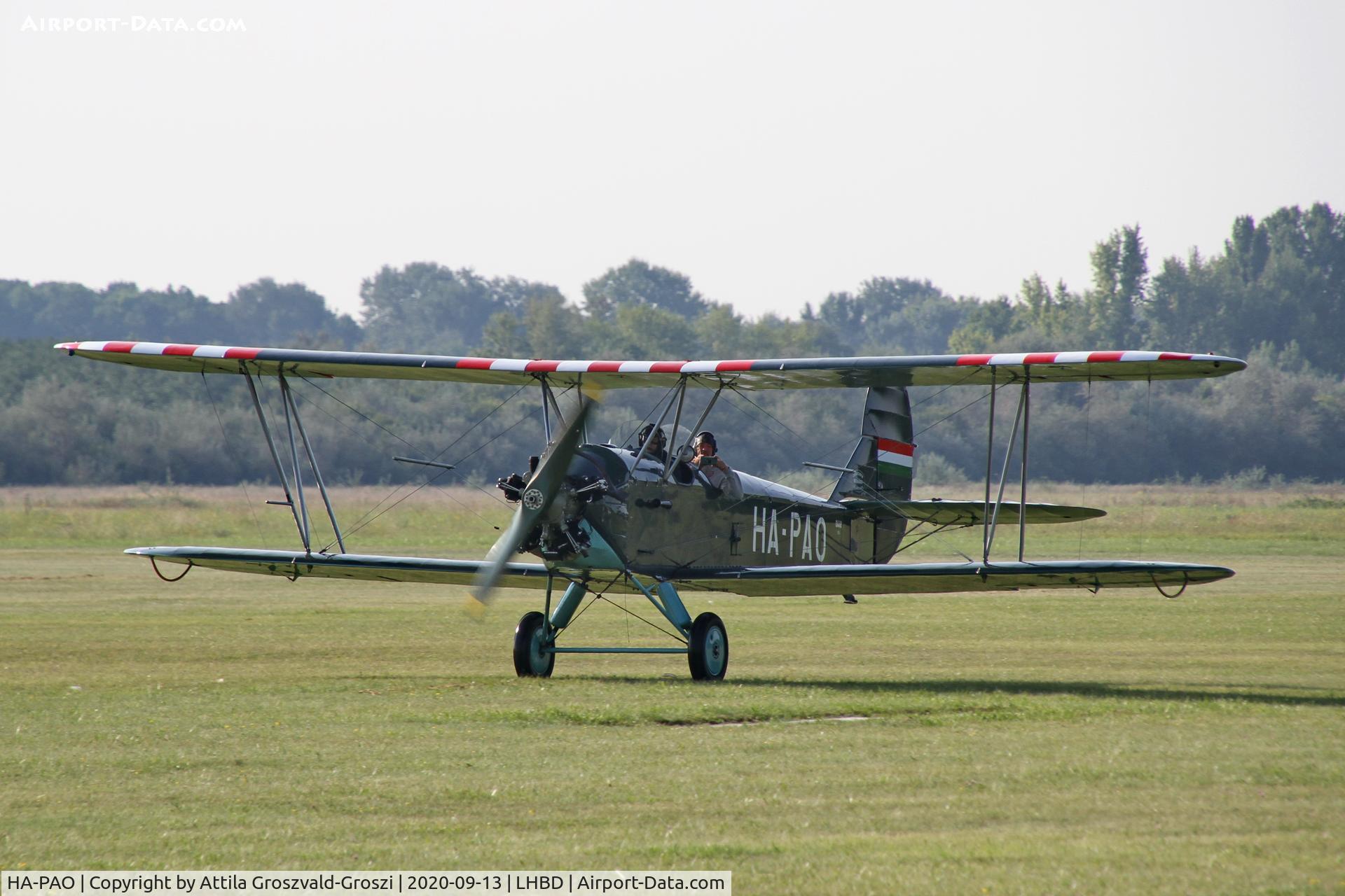 HA-PAO, 1954 PZL-Okecie CSS-13 (Polikarpov Po-2) C/N 0448, LHBD - Börgönd Airport, Hungary. 2020 Airshow