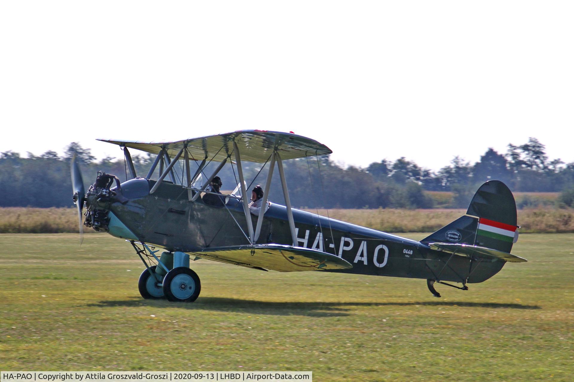 HA-PAO, 1954 PZL-Okecie CSS-13 (Polikarpov Po-2) C/N 0448, LHBD - Börgönd Airport, Hungary. 2020 Airshow