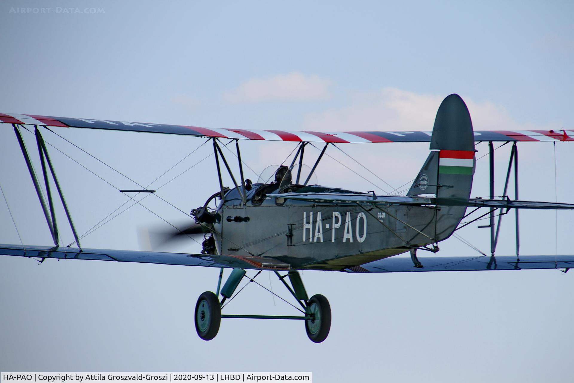 HA-PAO, 1954 PZL-Okecie CSS-13 (Polikarpov Po-2) C/N 0448, LHBD - Börgönd Airport, Hungary. 2020 Airshow