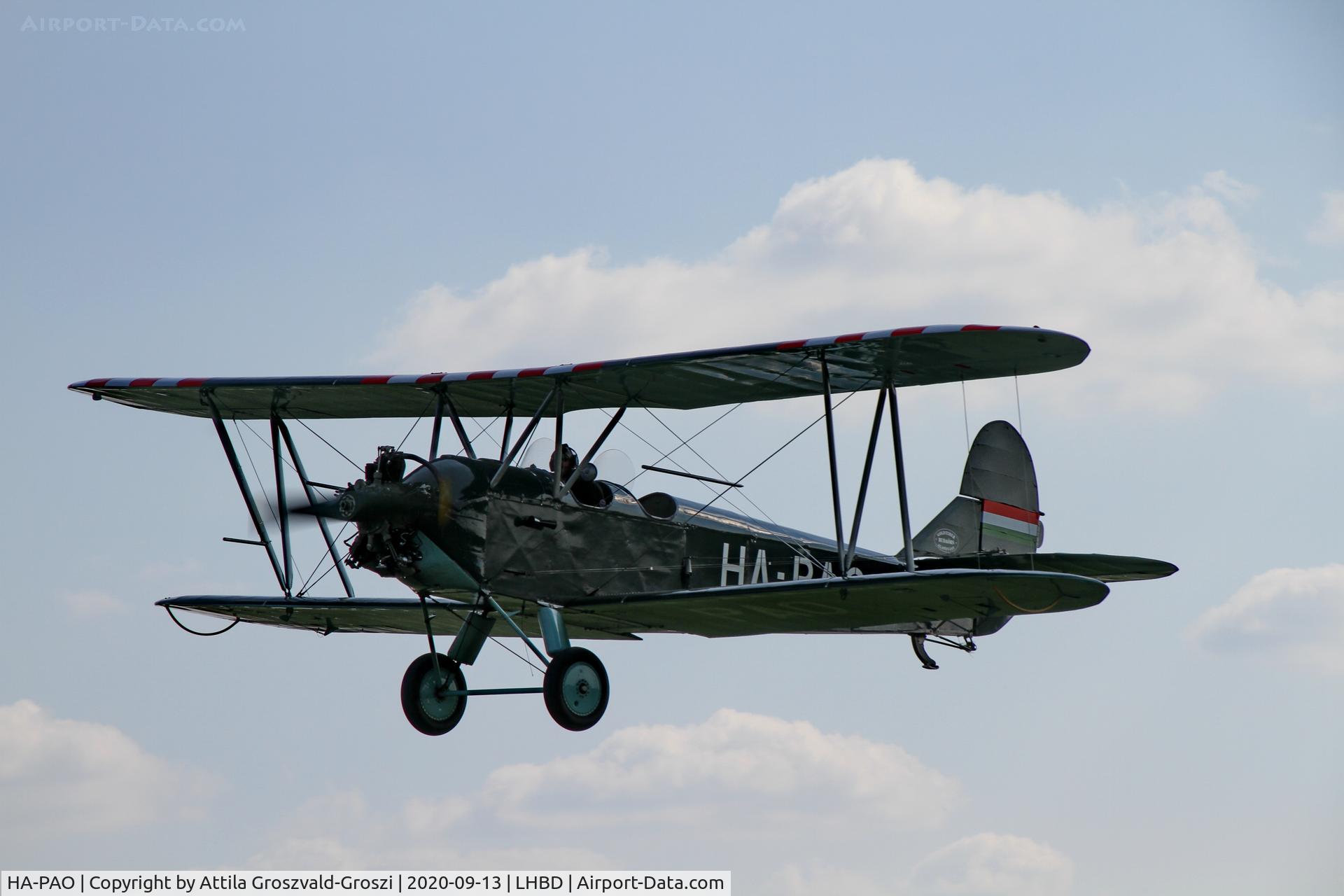 HA-PAO, 1954 PZL-Okecie CSS-13 (Polikarpov Po-2) C/N 0448, LHBD - Börgönd Airport, Hungary. 2020 Airshow