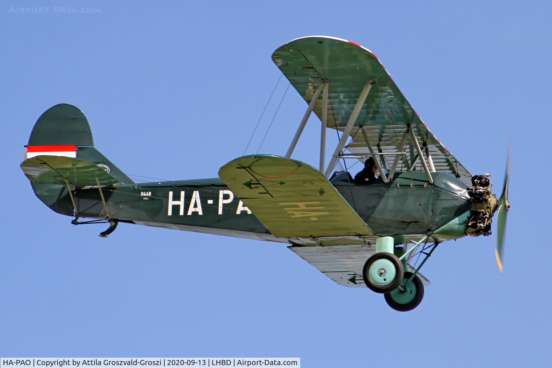 HA-PAO, 1954 PZL-Okecie CSS-13 (Polikarpov Po-2) C/N 0448, LHBD - Börgönd Airport, Hungary. 2020 Airshow